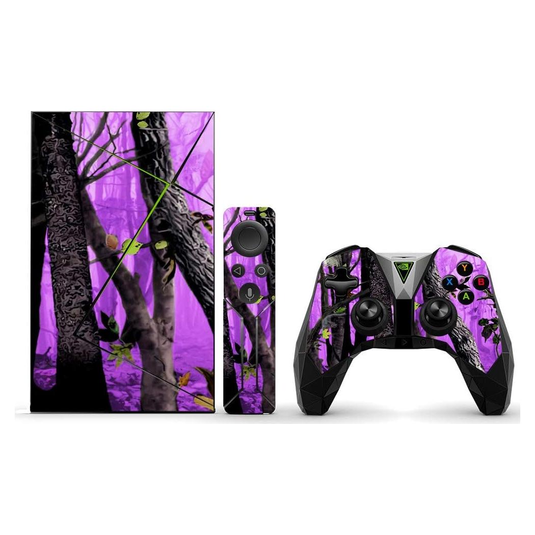 Piel de Vinilo MightySkins para NVIDIA Shield TV Pro - Camuflaje Púrpura