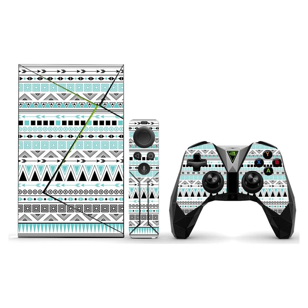 Piel de Vinilo MightySkins para NVIDIA Shield TV Pro - Tribal Turquesa
