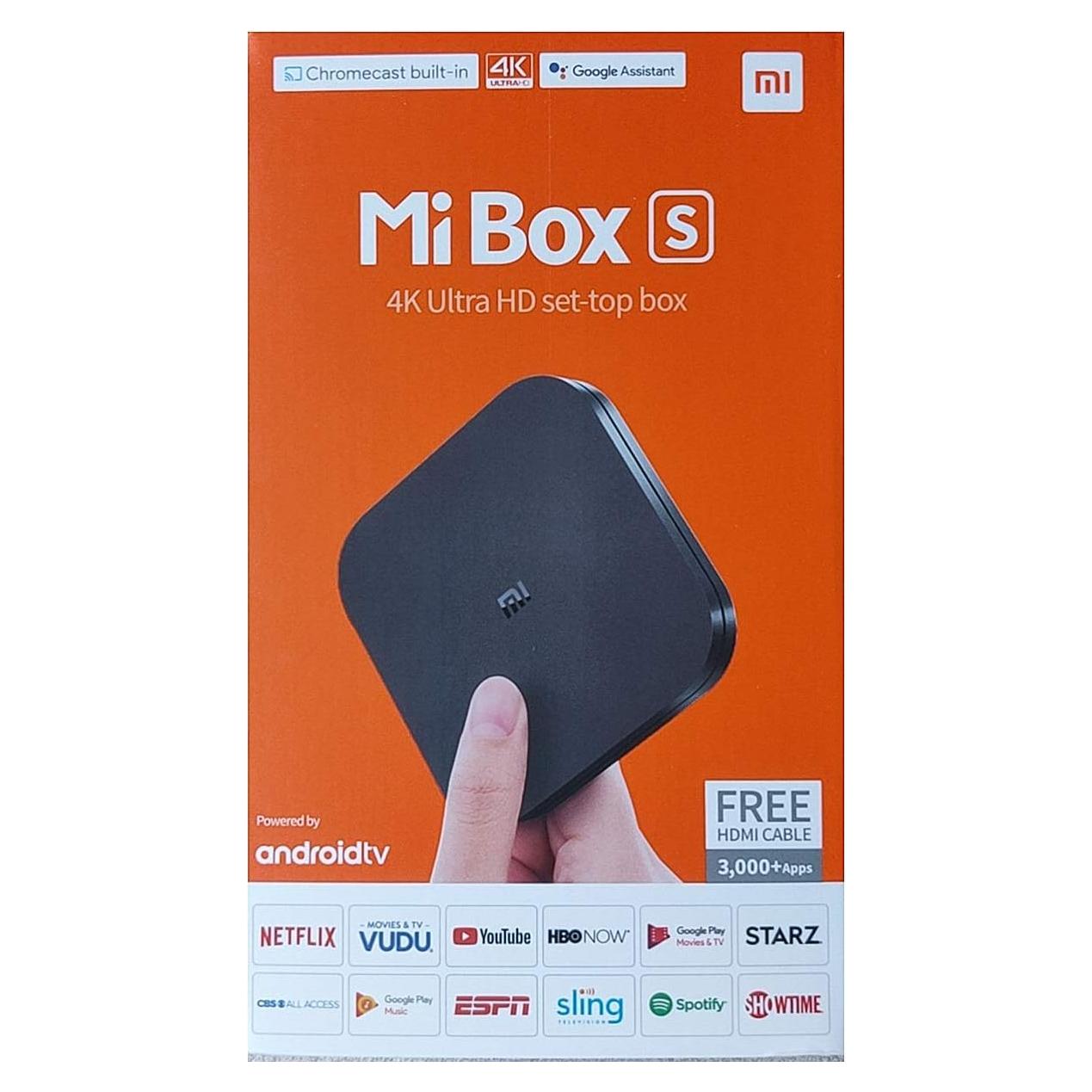 Xiaomi Mi Box S Android TV 4K HDR - 8GB - Negro
