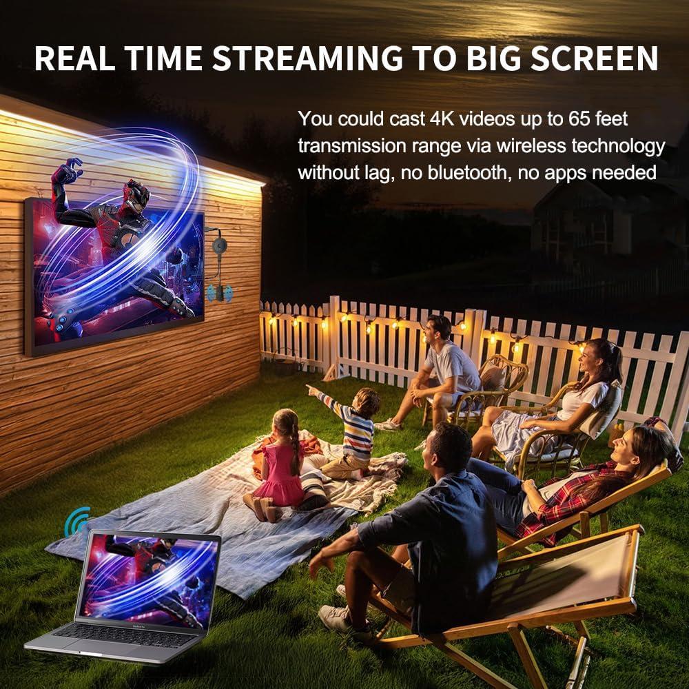 Adaptador HDMI Inalámbrico 4K SOCLLLife para iPhone y Android