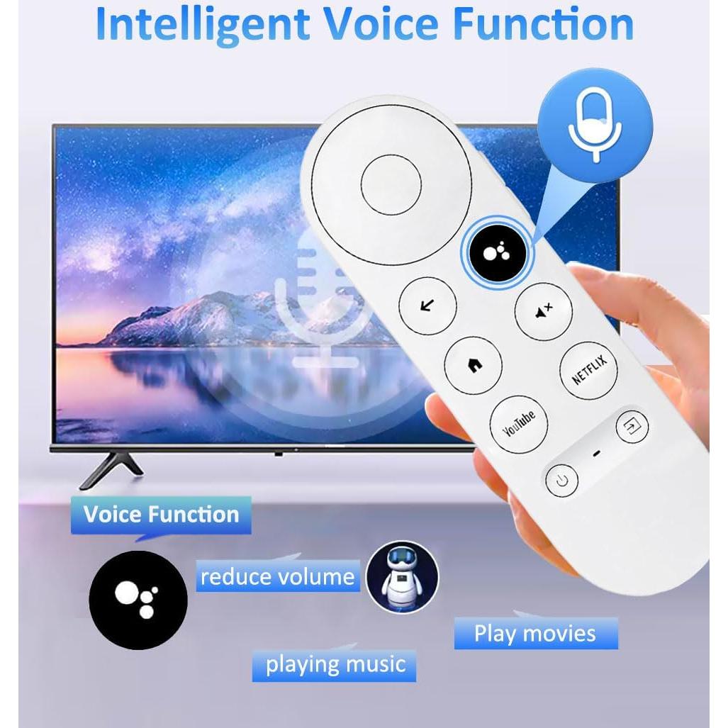 Control Remoto de Voz Dayume para Google Chromecast 4K