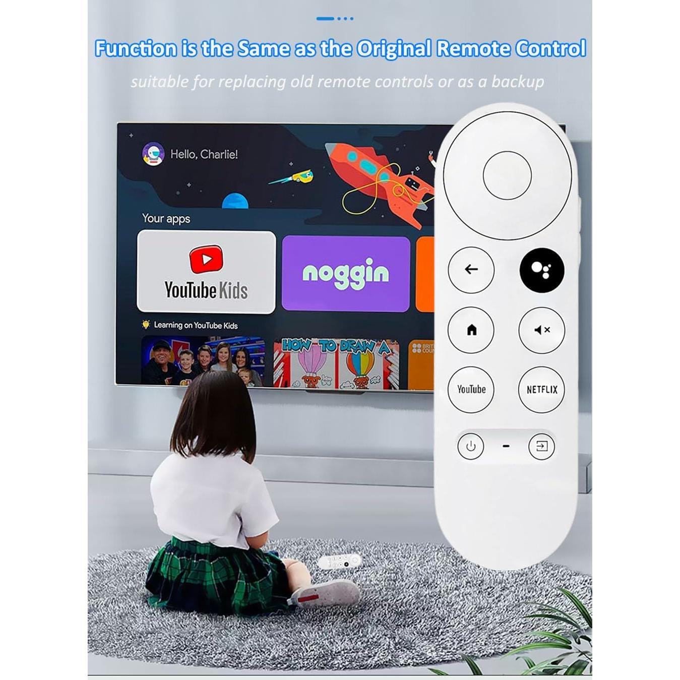 Control Remoto de Voz Dayume para Google Chromecast 4K