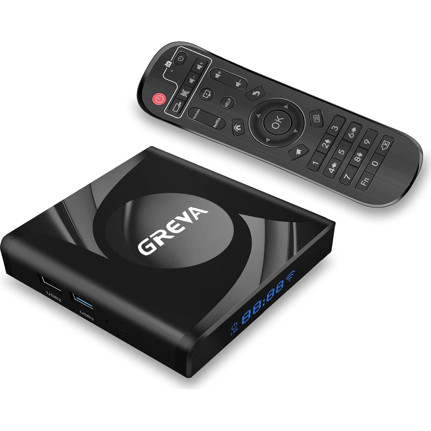 Caja Android TV GREVA 8K PRO13-8K-32 4GB RAM 32GB ROM