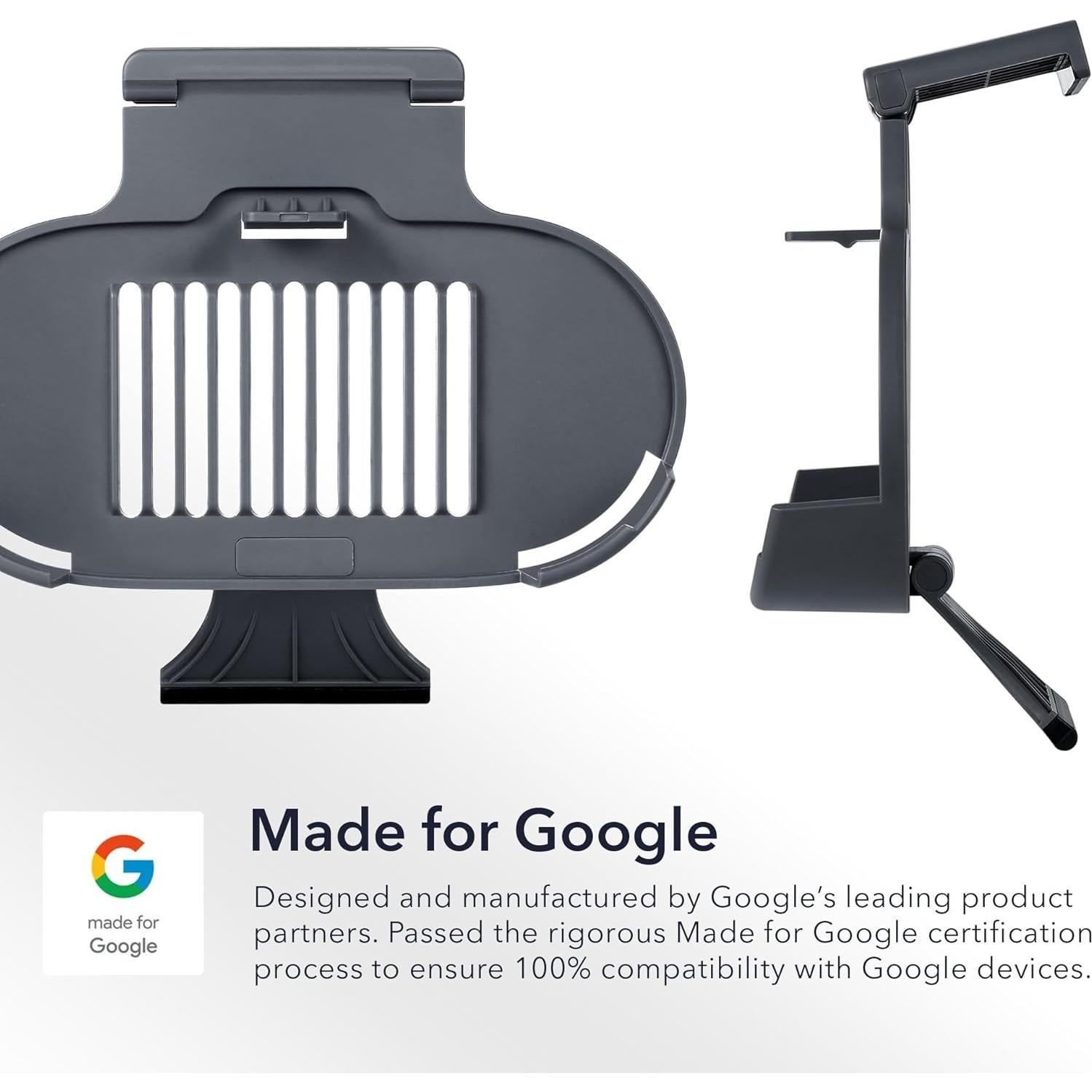 Soporte de TV Wasserstein para Google TV 4K - Clip Carbono