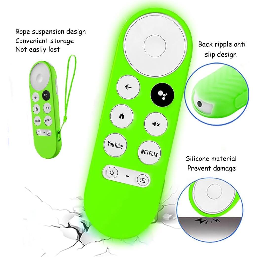 4 Fundas Protectores para Control Remoto Chromecast Google TV