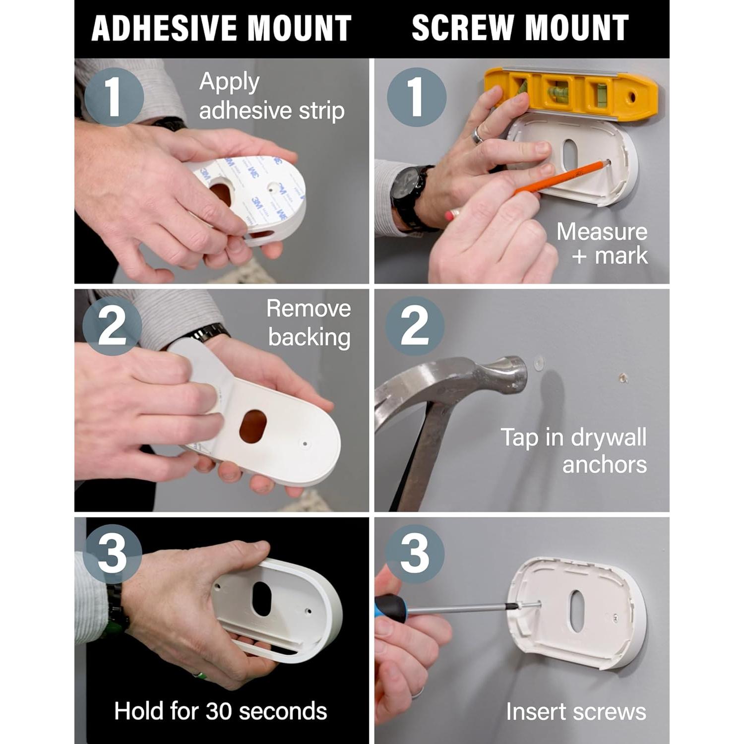 Kit de Montaje Sanus para Google TV Streamer 4K y Control Remoto