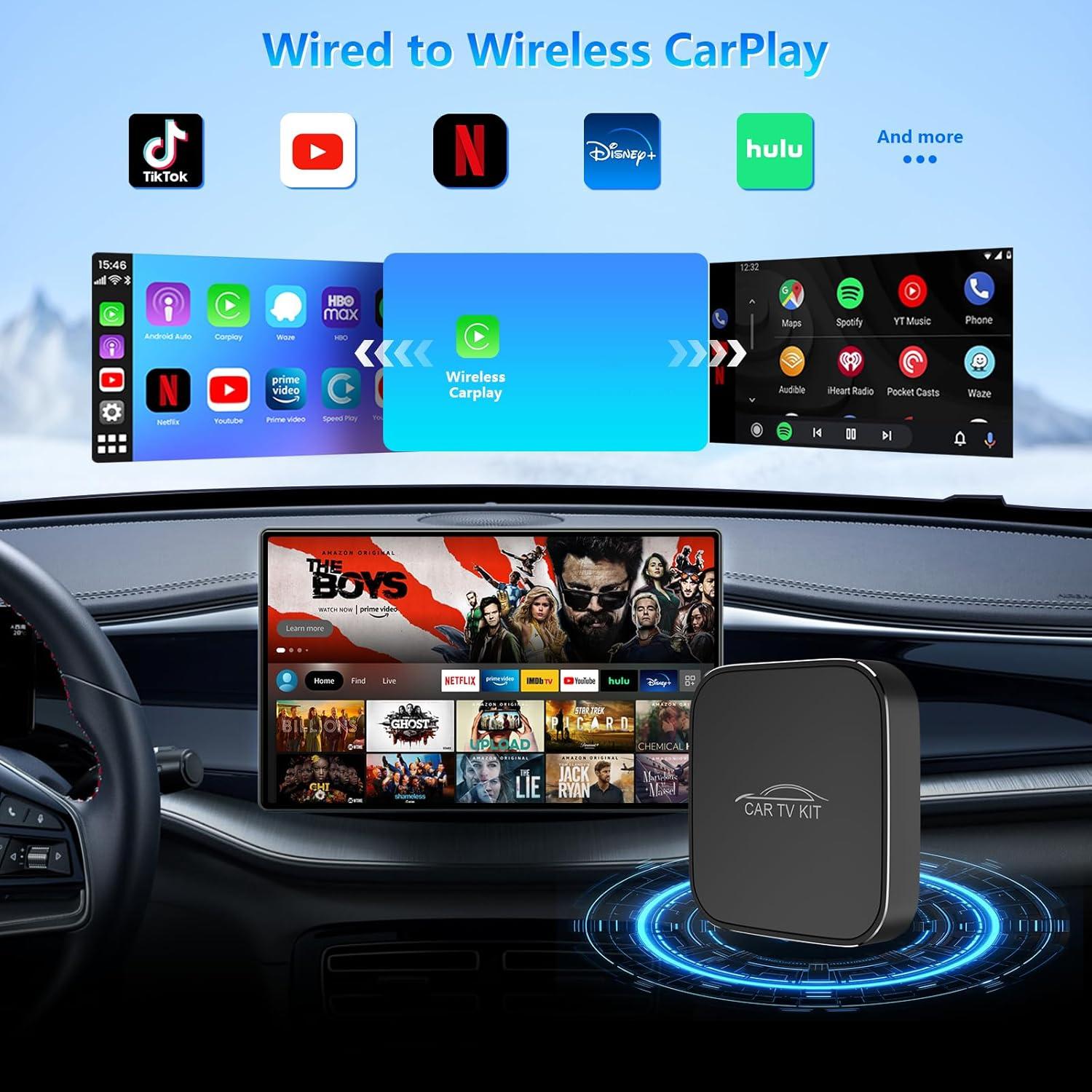 Adaptador Car TV Mate Pro HDMI para CarPlay Inalámbrico