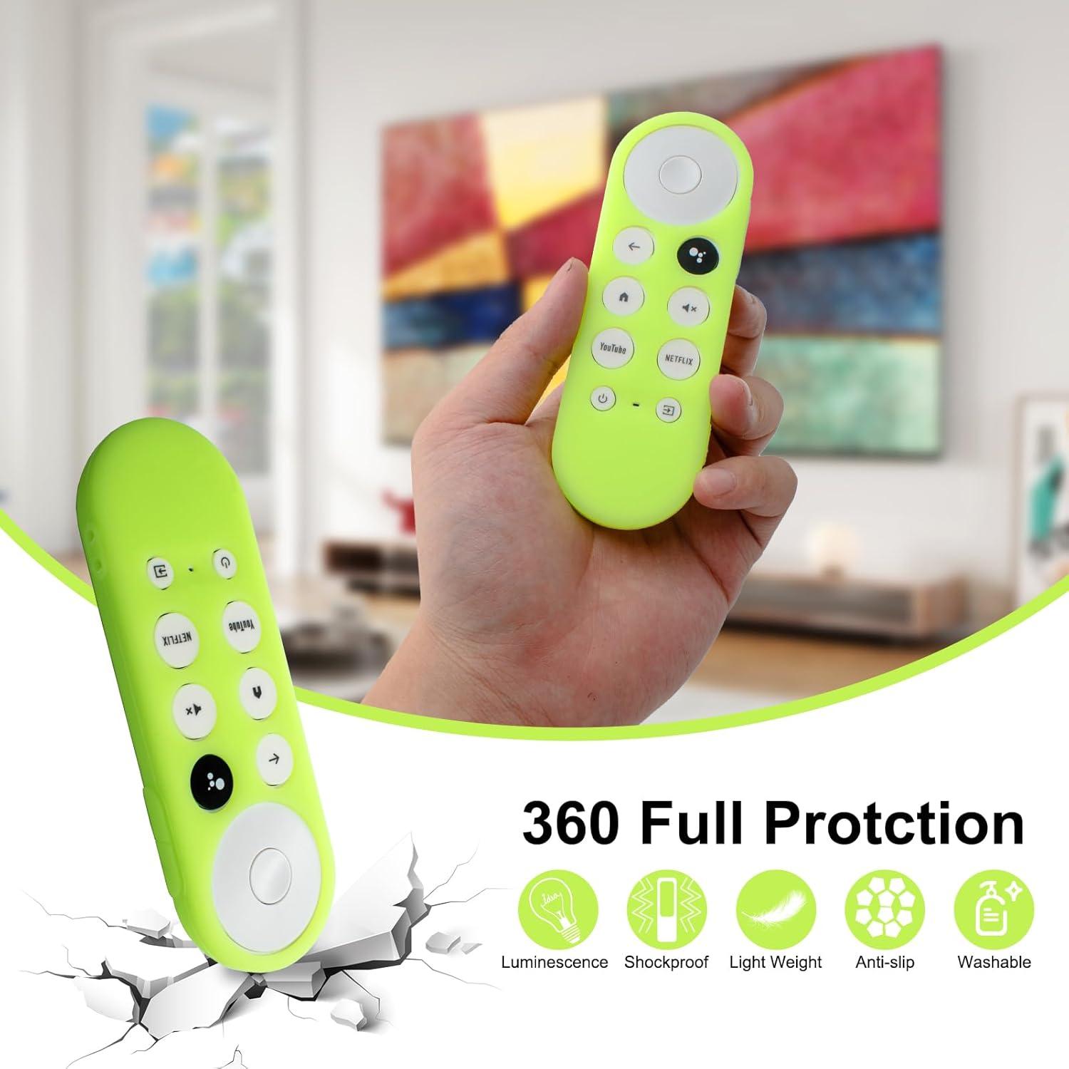 Funda de Silicona Antideslizante para Control Remoto Chromecast 2020