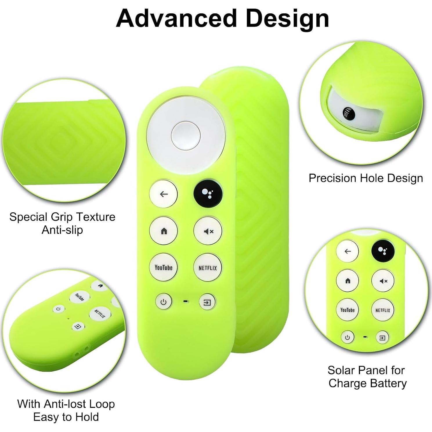 Funda de Silicona Antideslizante para Control Remoto Chromecast 2020