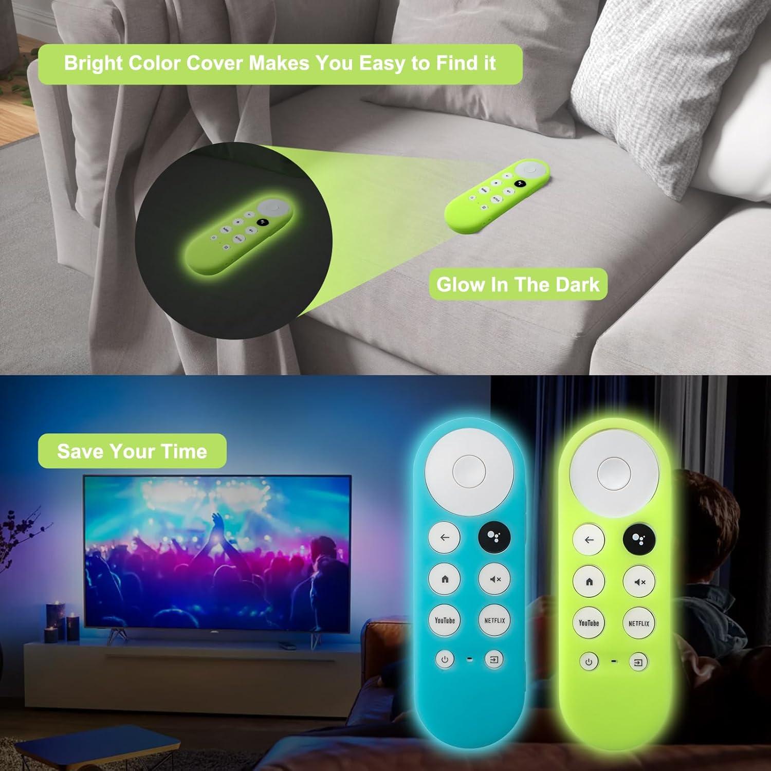 Funda de Silicona Antideslizante para Control Remoto Chromecast 2020