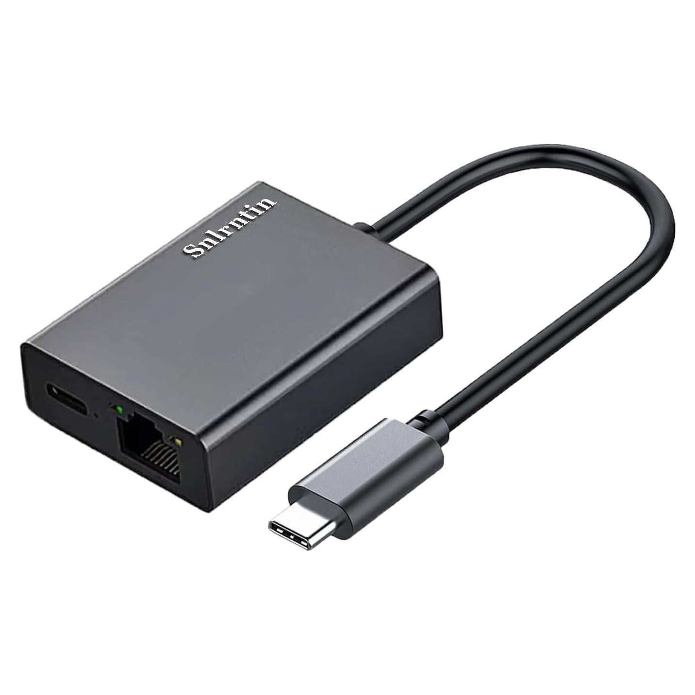 Adaptador USB C a RJ45 Snlrntin para Chromecast y Laptop