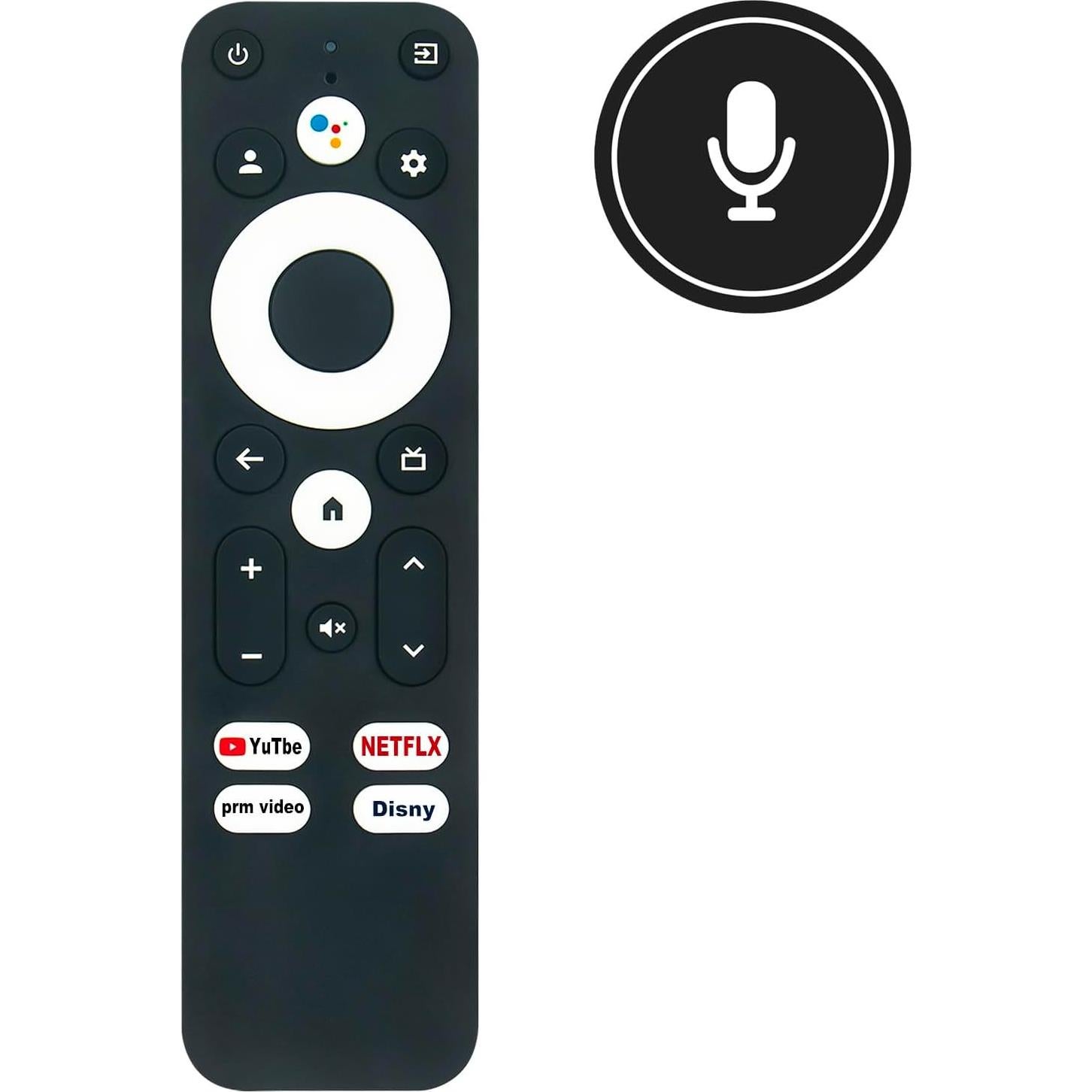 Control Remoto Reemplazo ECONTROLLY para Google TV S905Y4