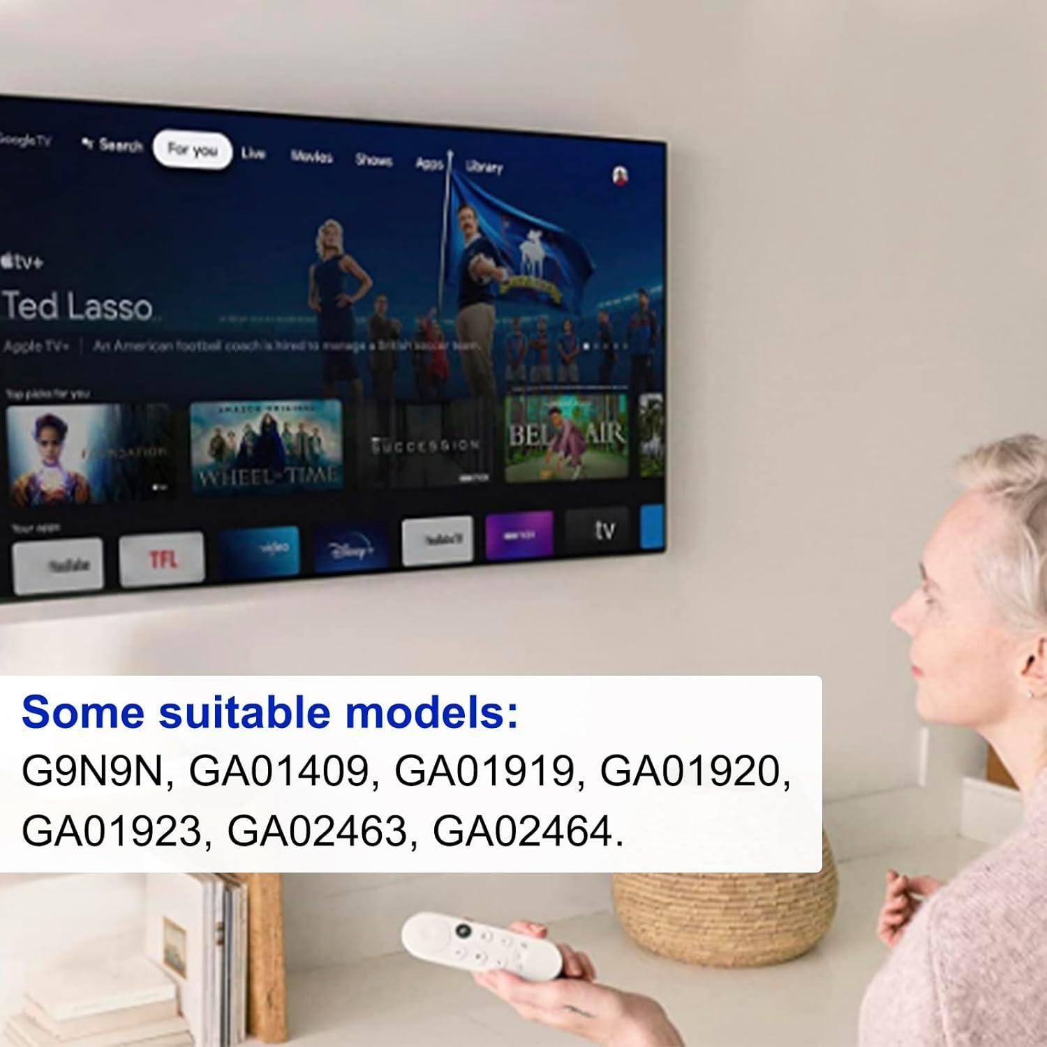 Control Remoto de Voz CHUNGHOP para Google Chromecast 4K 2020