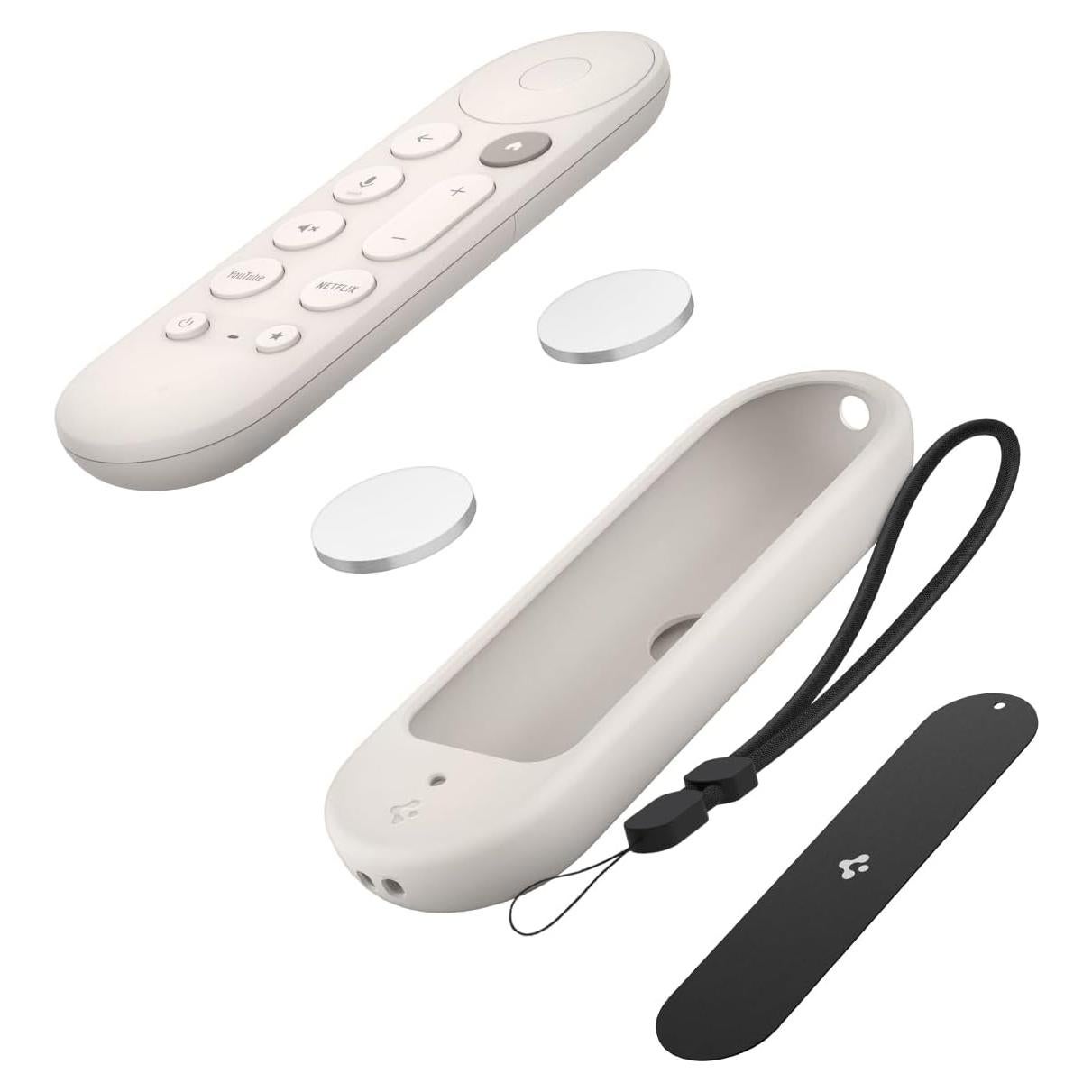 Funda de Silicona Spigen para Control Remoto Google TV 4K - Porcelana