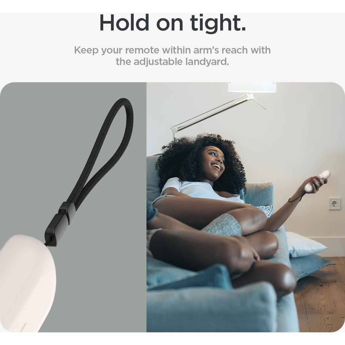 Funda de Silicona Spigen para Control Remoto Google TV 4K - Porcelana