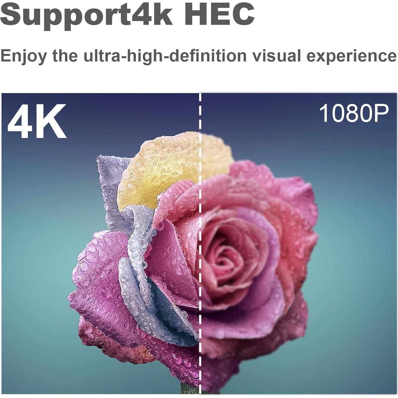 Cable Extensor HDMI Macho a Hembra LEENUE 2 Piezas 4K 3D