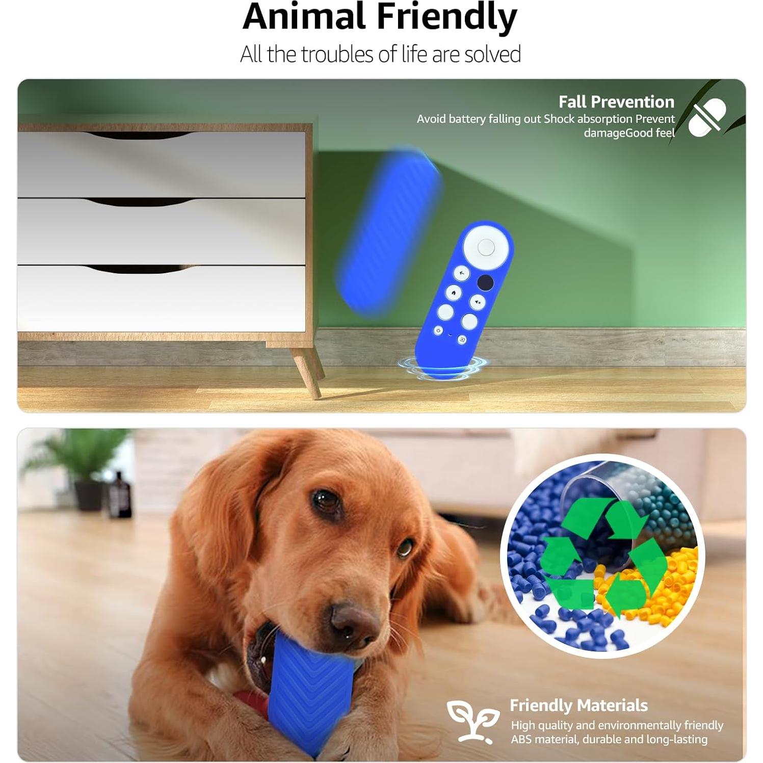 Funda de Control Remoto PZL para Google Chromecast 2020 Azul