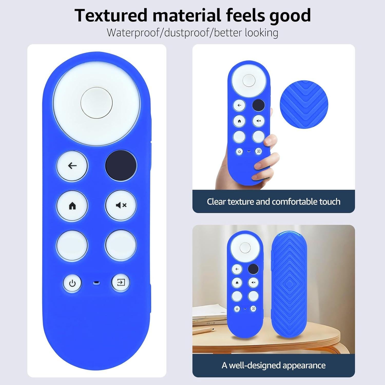 Funda de Control Remoto PZL para Google Chromecast 2020 Azul