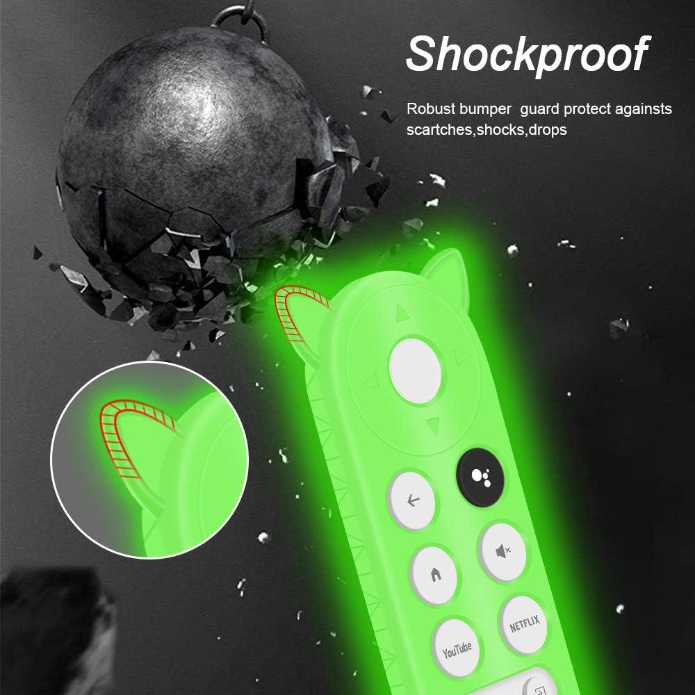 3 Pack Funda Silicona Antideslizante para Control Remoto Google