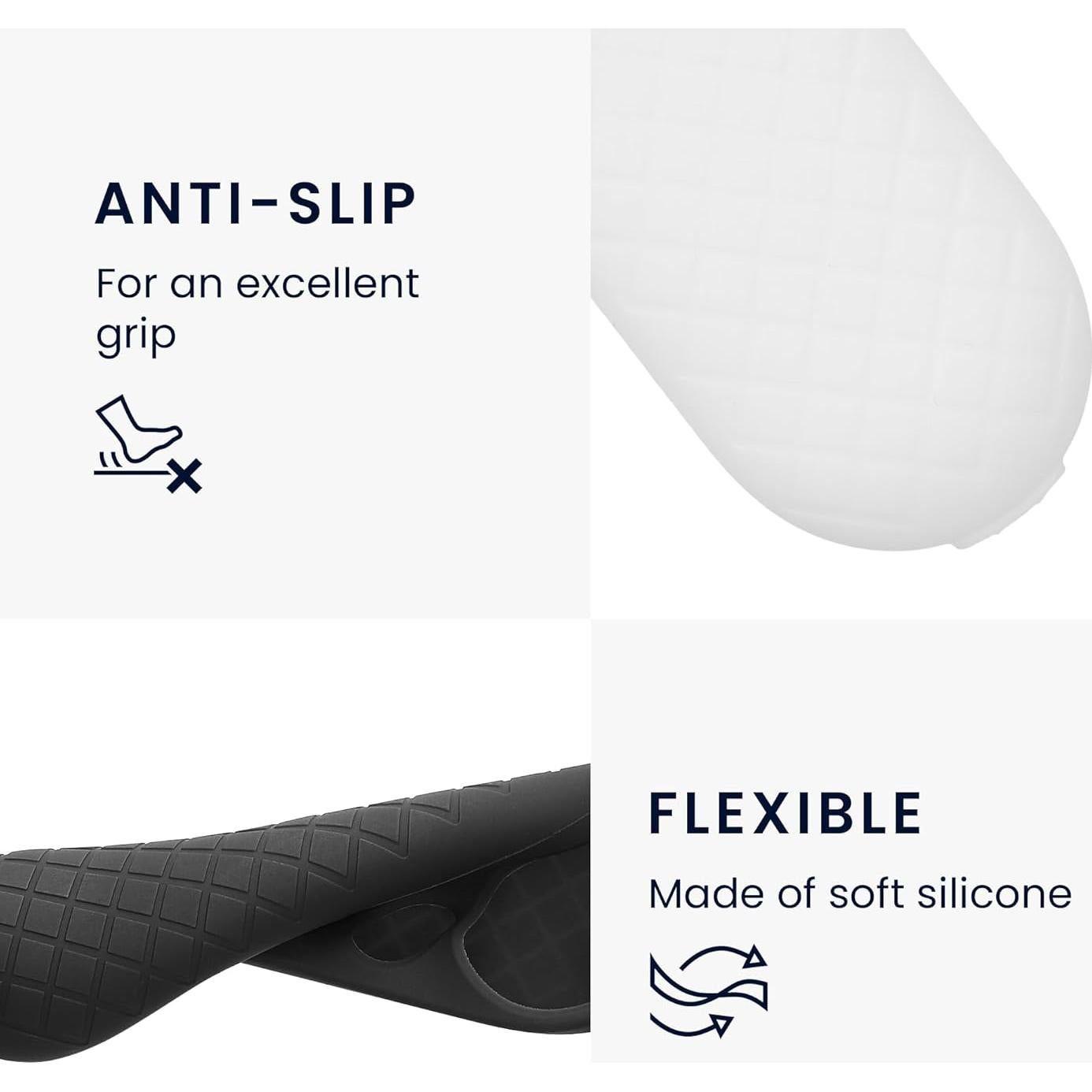 Juego de Fundas de Control Remoto kwmobile para Google TV 4K - 2 Piezas - Blanco