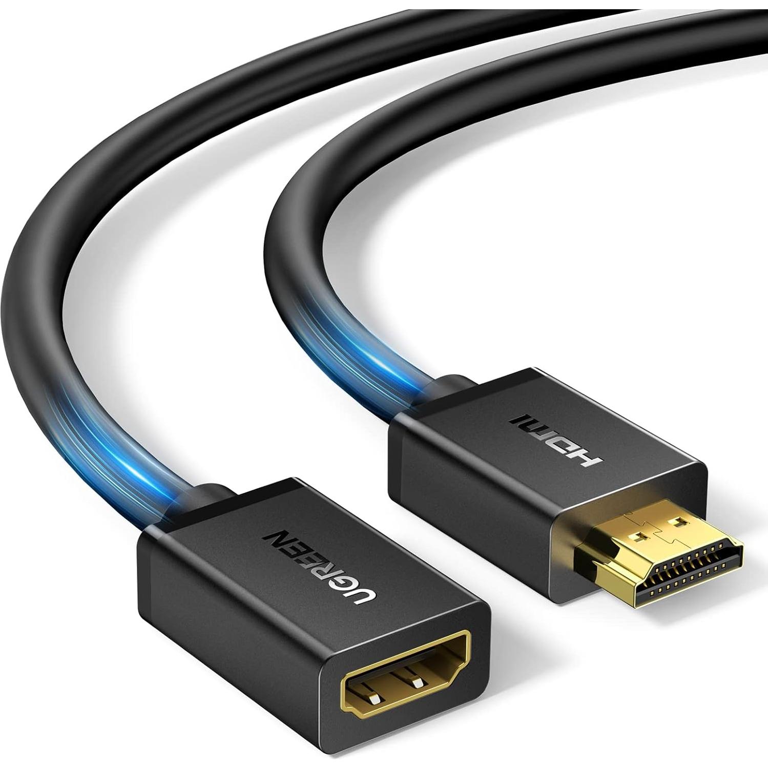 Cable de Extensión HDMI UGREEN 1.83m Macho a Hembra 4K