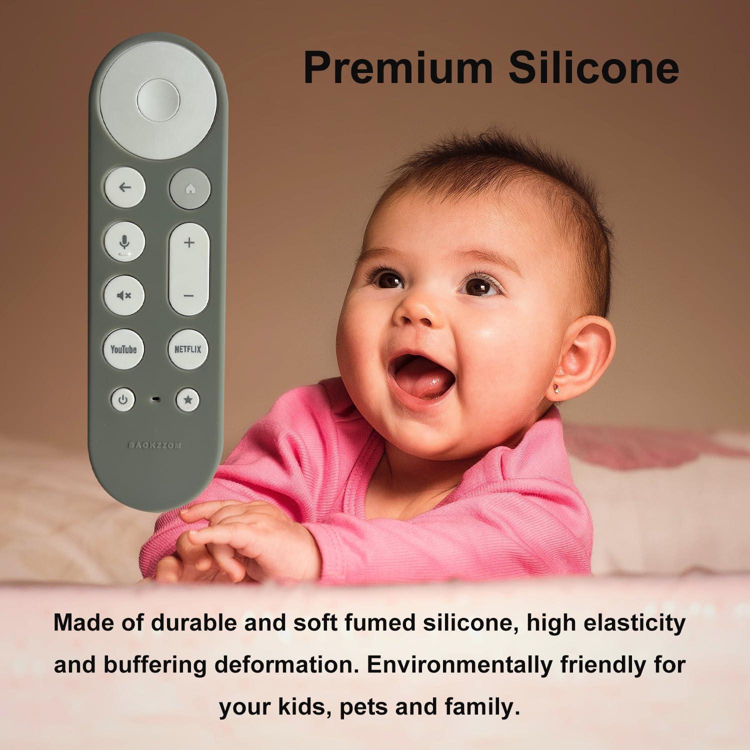 Funda de Silicona Antideslizante para Control Remoto Google TV 2024