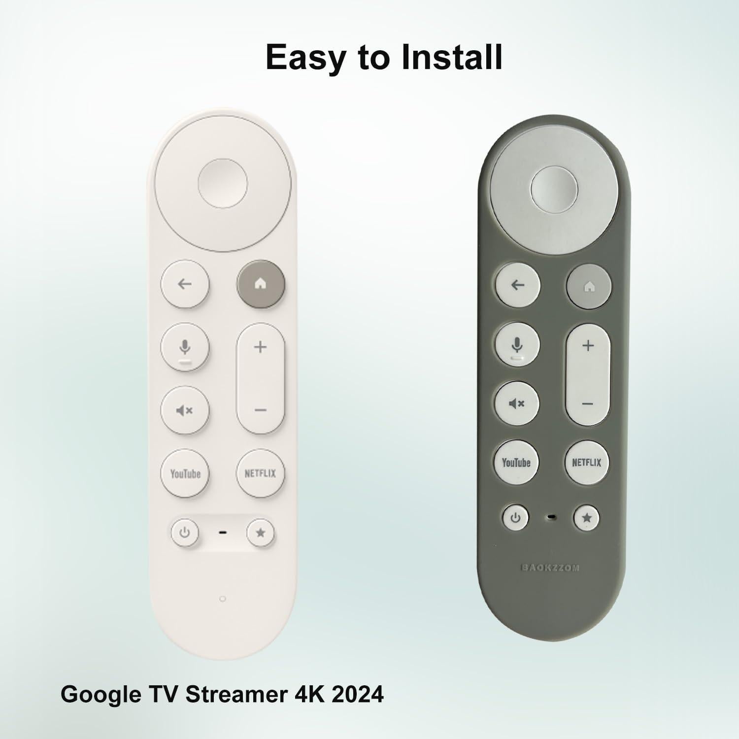 Funda de Silicona Antideslizante para Control Remoto Google TV 2024