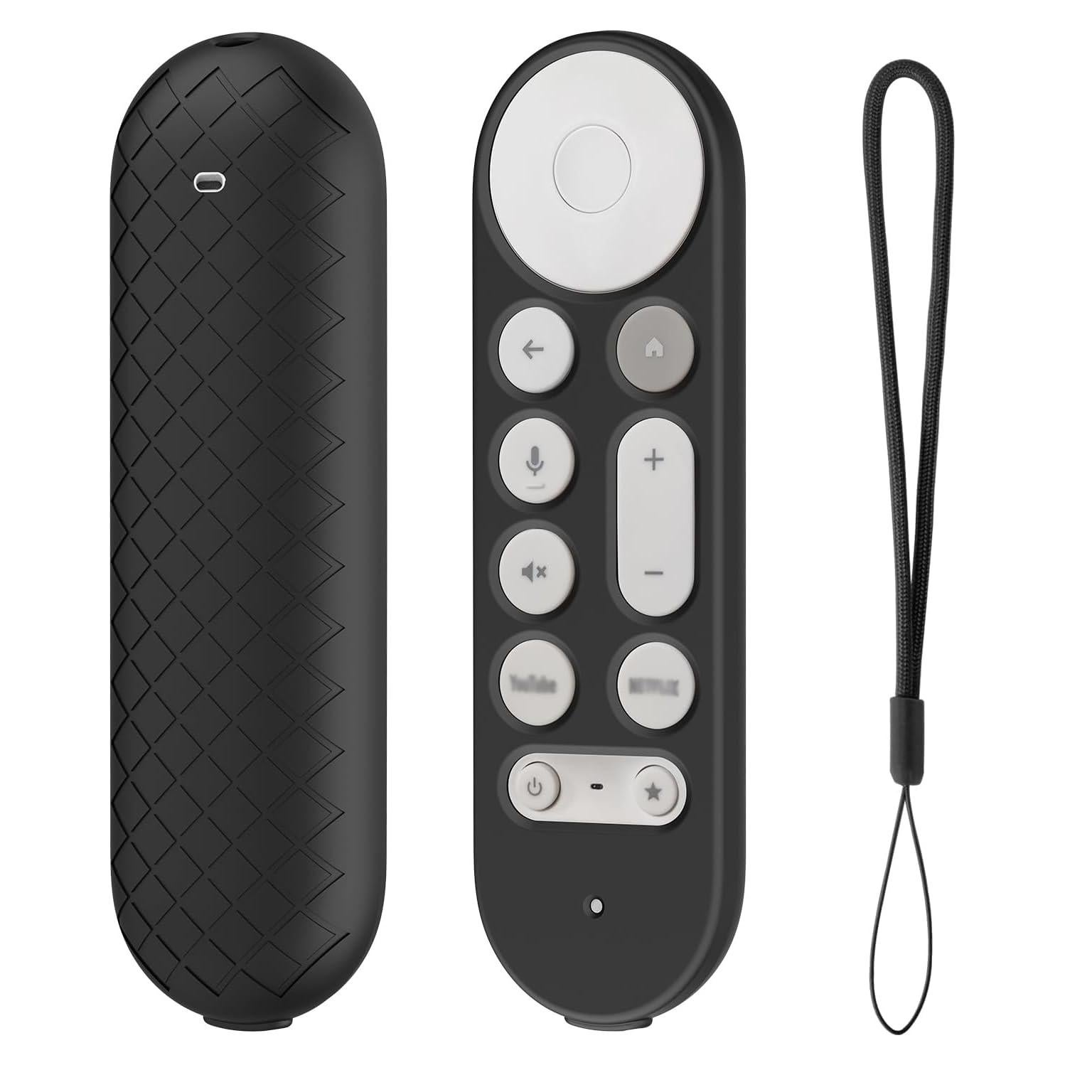 Funda Remota de Silicona para Google TV Streamer 4K 2024 - Negro