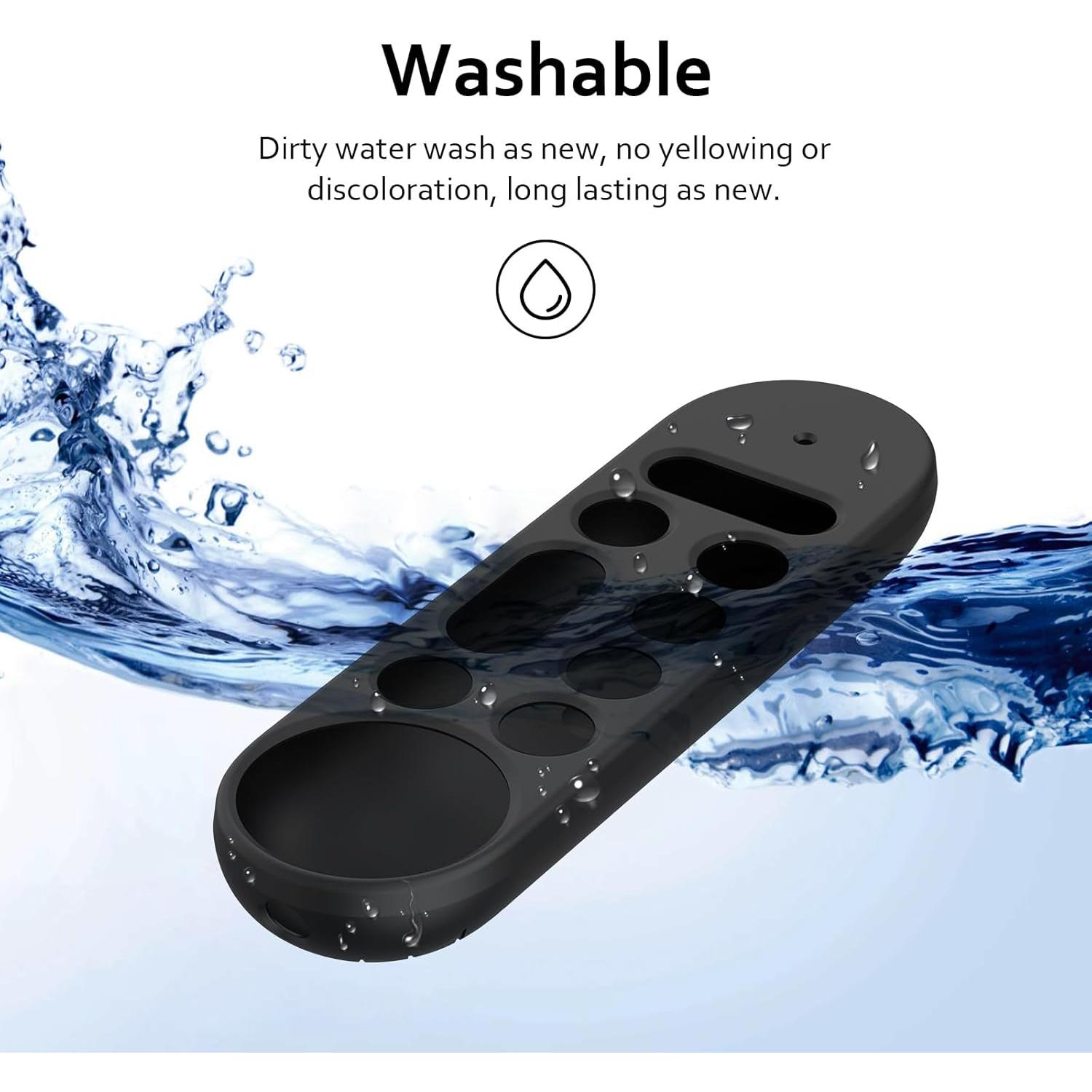Funda Remota de Silicona para Google TV Streamer 4K 2024 - Negro