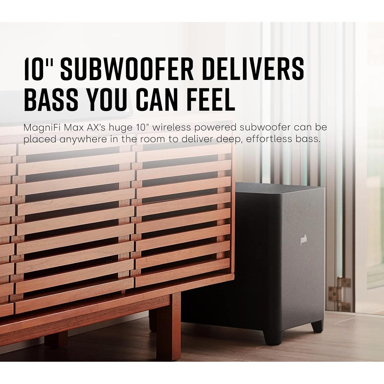 Barra de Sonido Polk Audio MagniFi Max AX 5.1.2 Canales