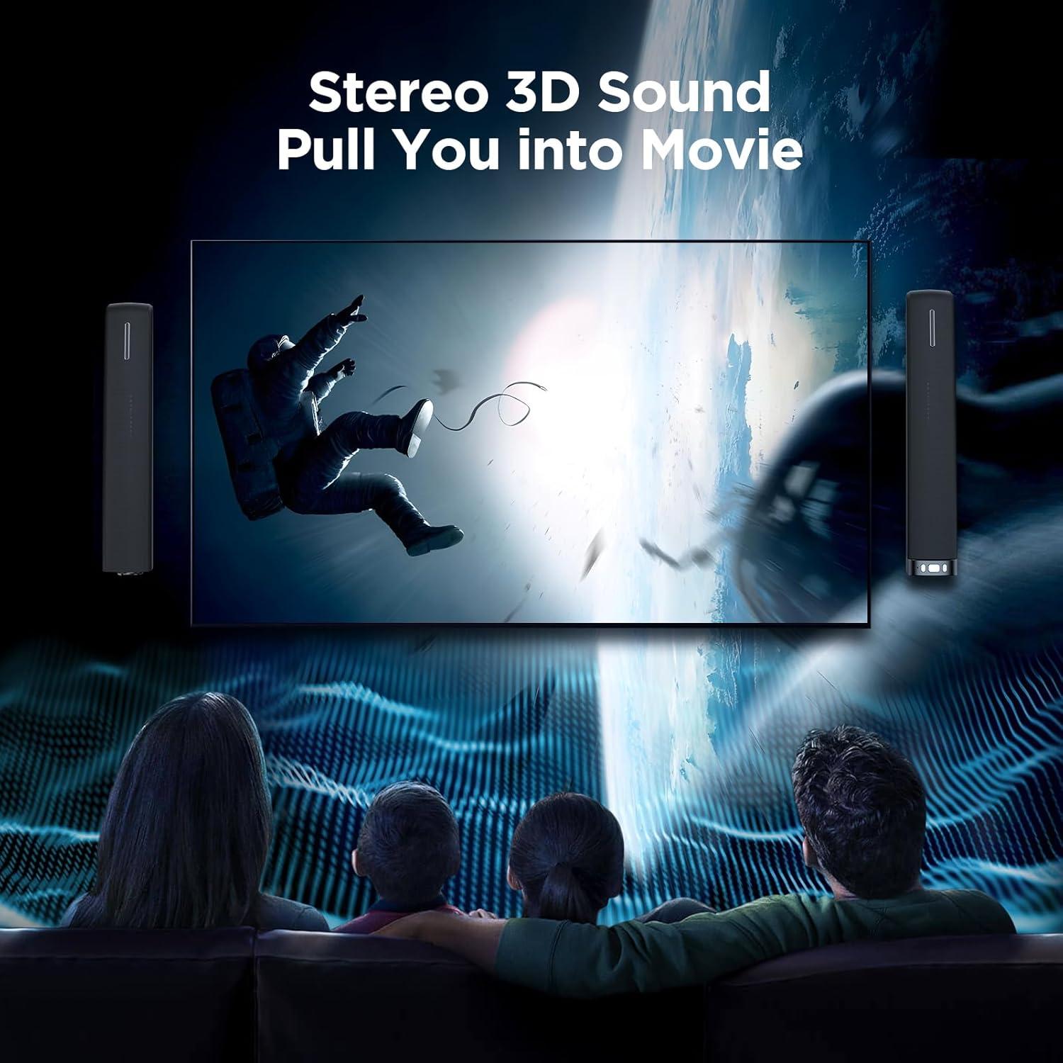 Barra de Sonido Assistrust KY-2023 90W Bluetooth 2 en 1