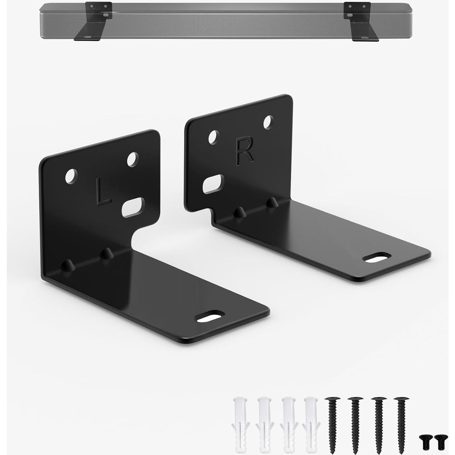 Soporte de Pared para Barra de Sonido Bose WB-300/500/700 Negro