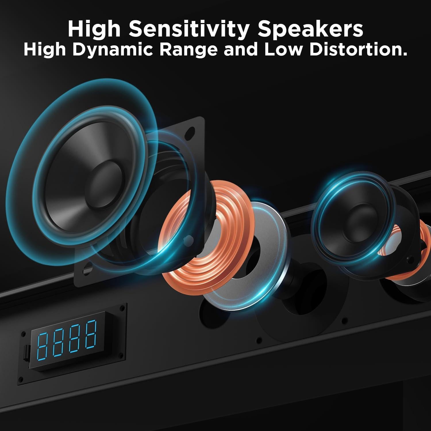 Barra de Sonido Hiwill D20 2.2ch Dolby 200W 90cm HDMI BT 5.3