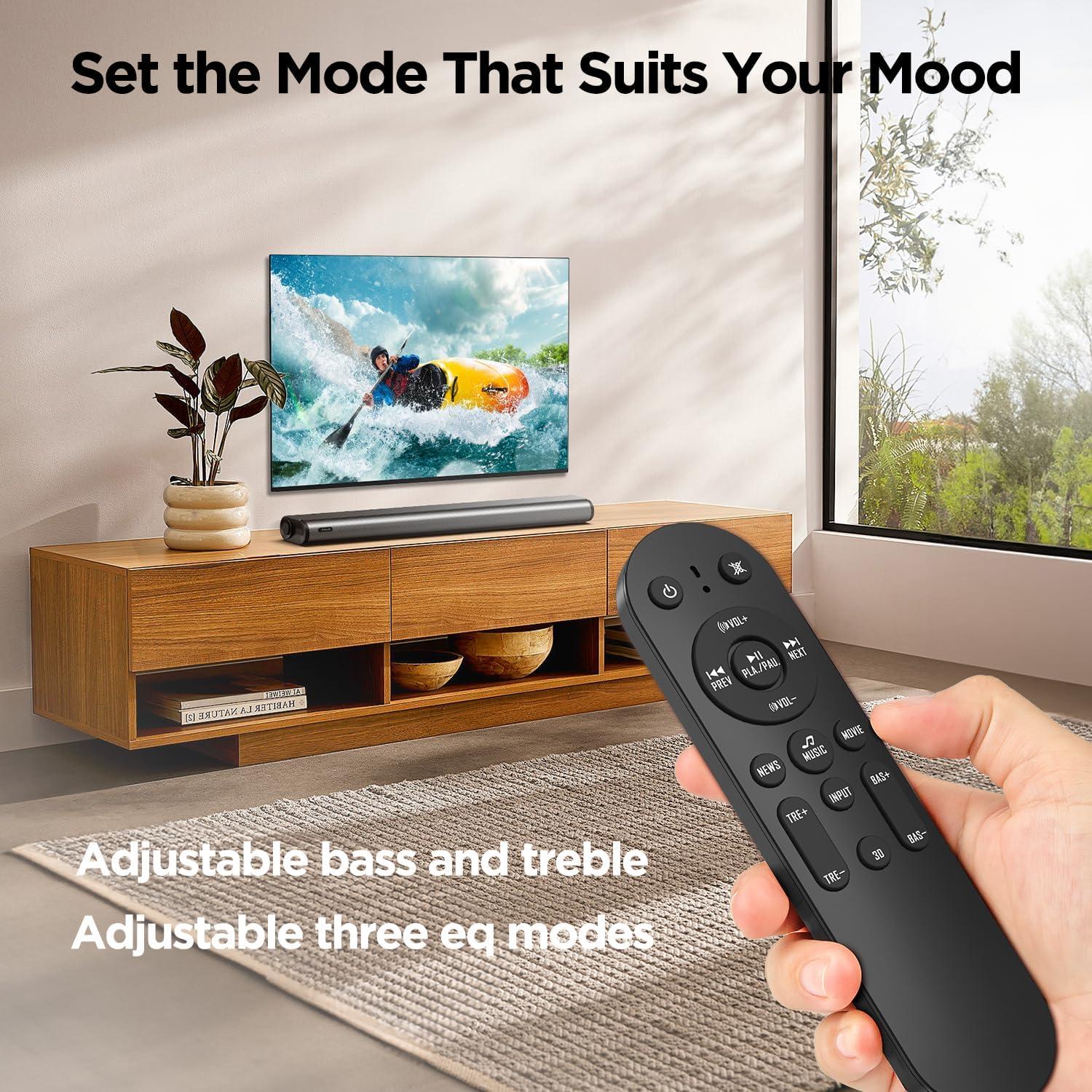 Barra de Sonido Hiwill D20 2.2ch Dolby 200W 90cm HDMI BT 5.3