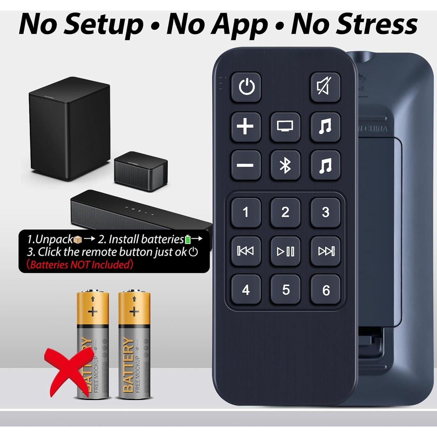 Control Remoto Reemplazo Bose Smart Sound Bar 500/900