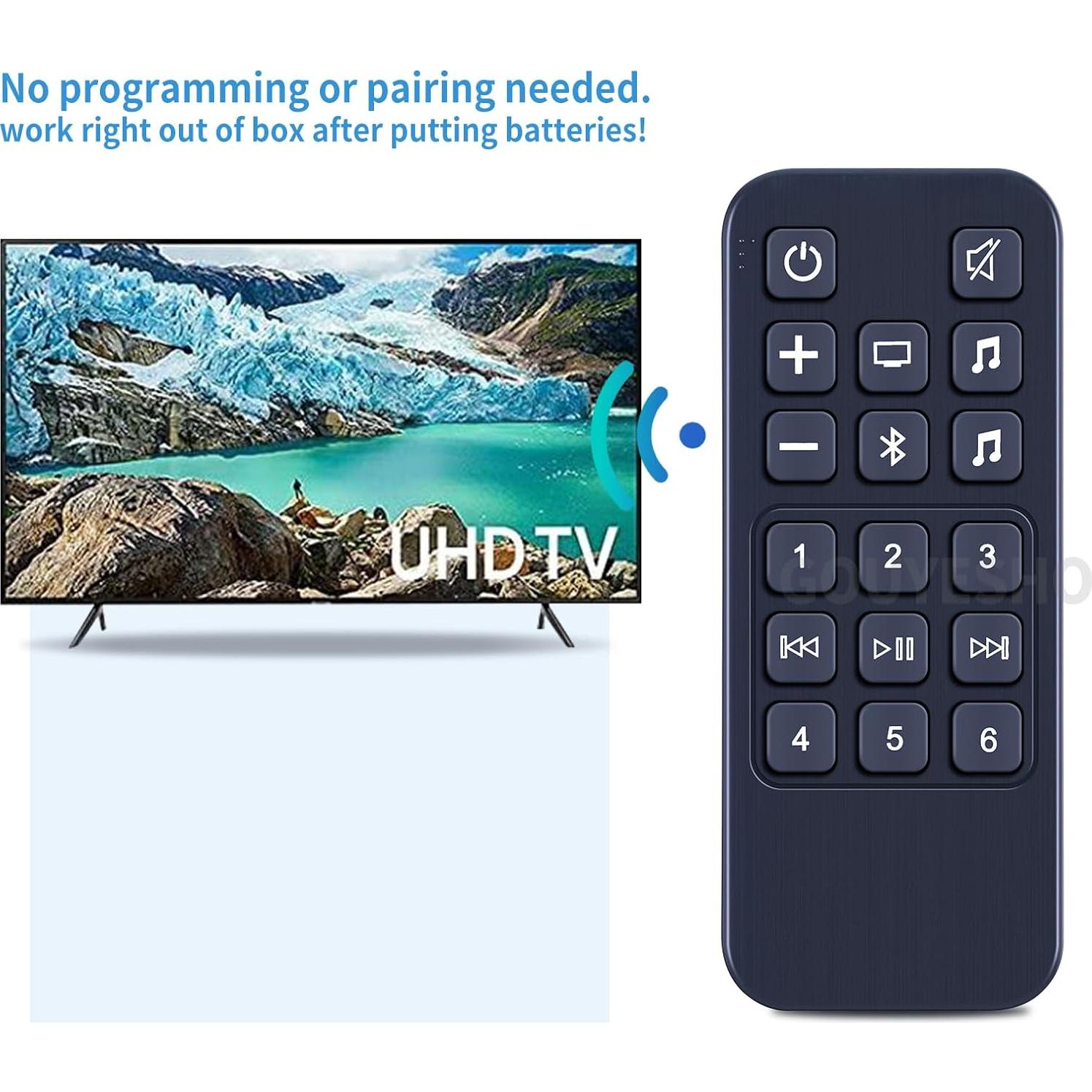 Control Remoto PZL para Bose Soundbar 500 900 - Sin Configuración