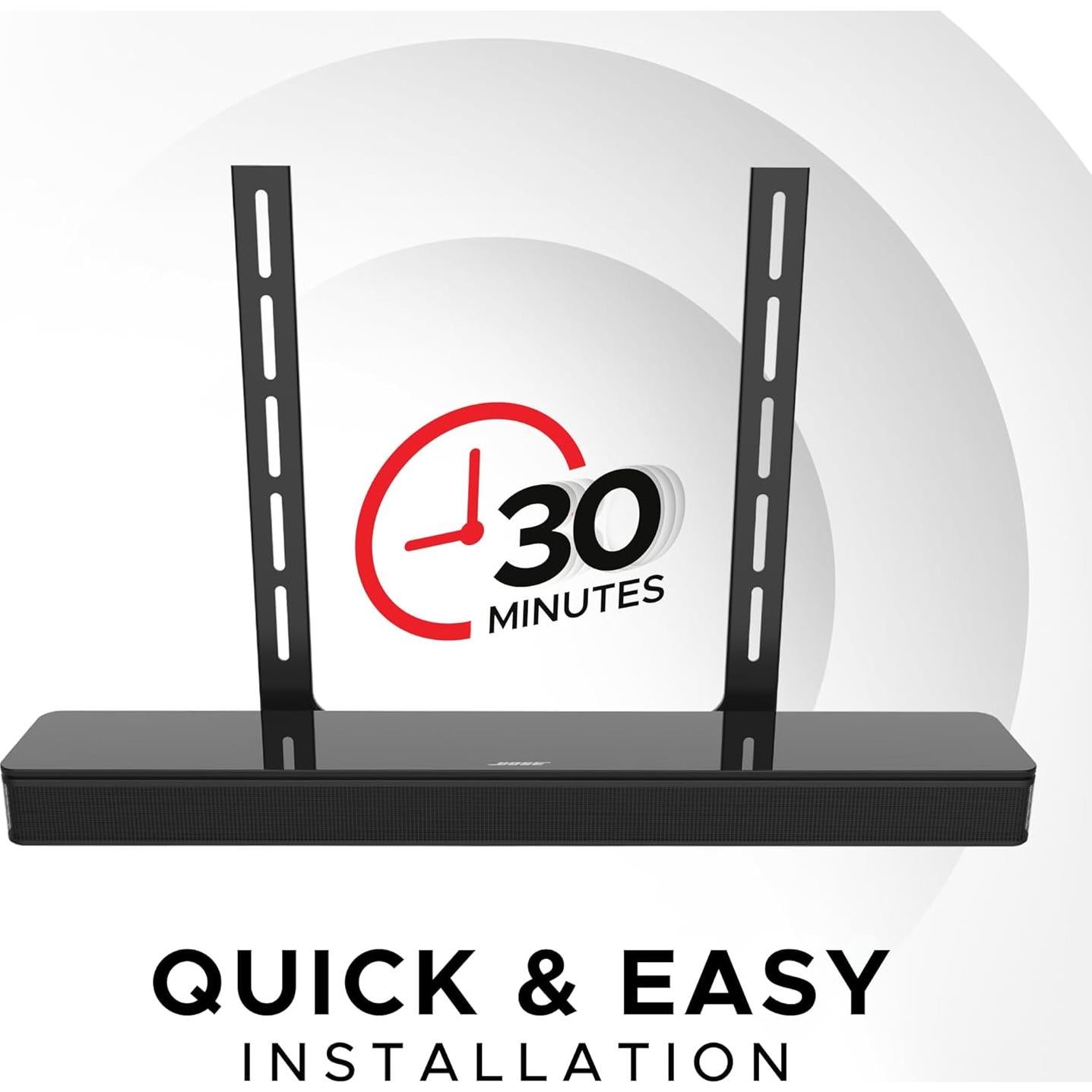 Soporte Universal para TV Soundbass Negro Compatible con Bose