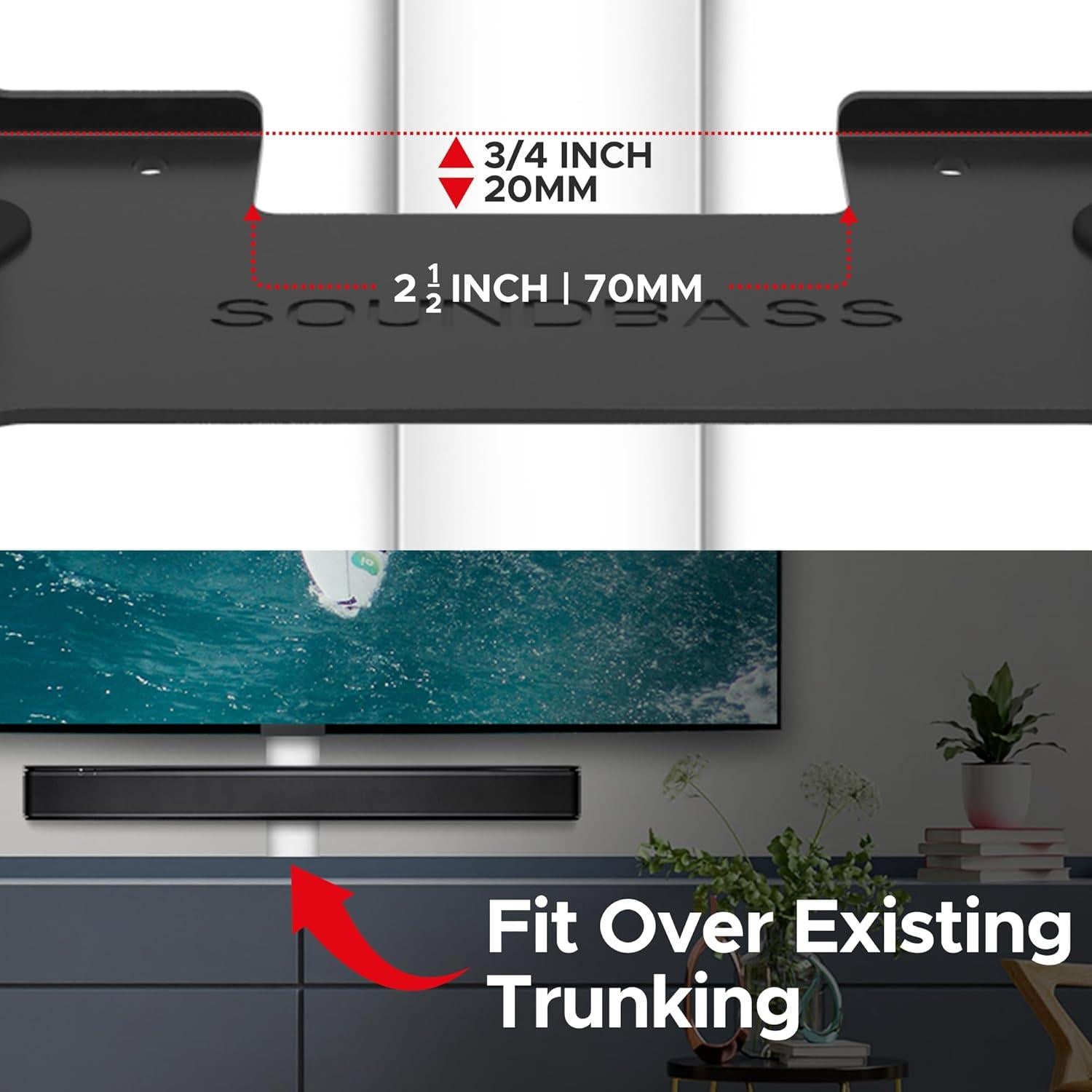 Soporte de pared ajustable para altavoz de TV Bose WM-TV