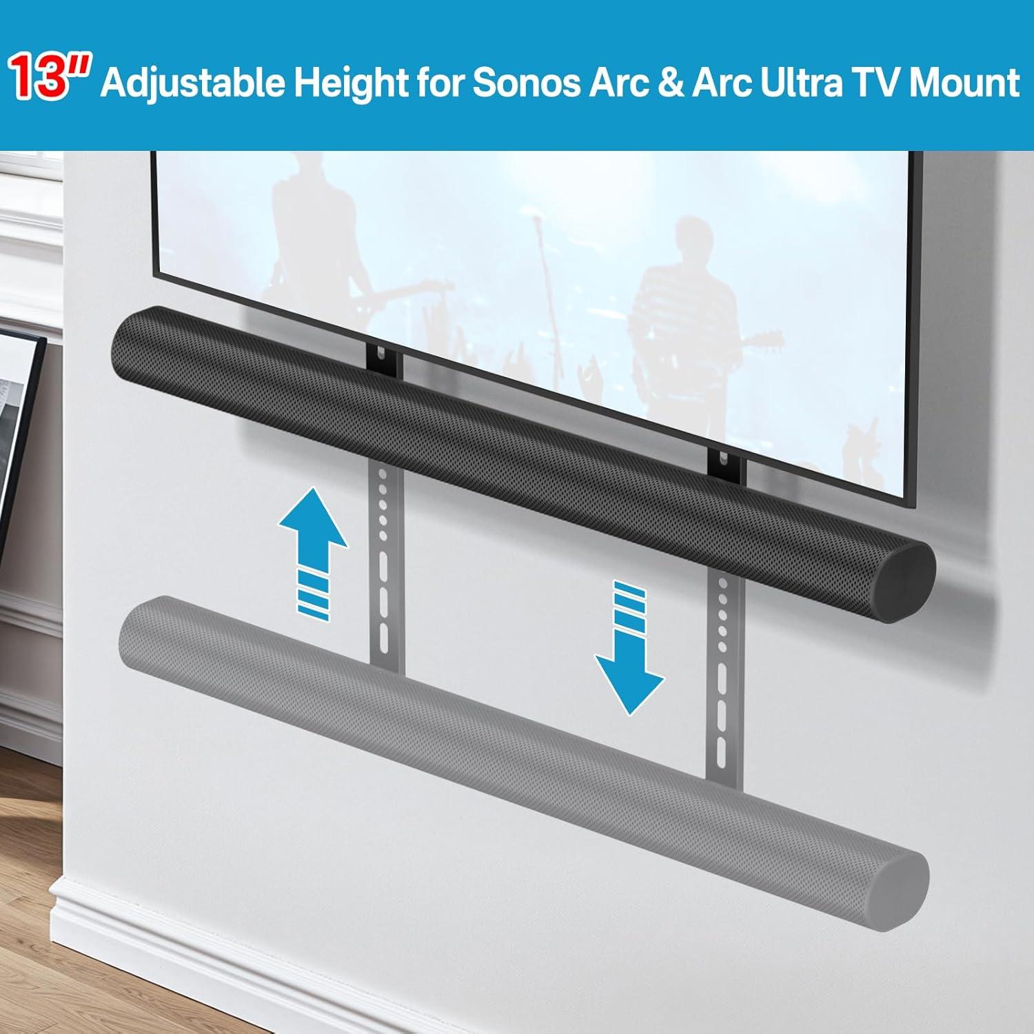 Soporte de Barra de Sonido Notiela para TV Sonos Arc - 1.32 kg