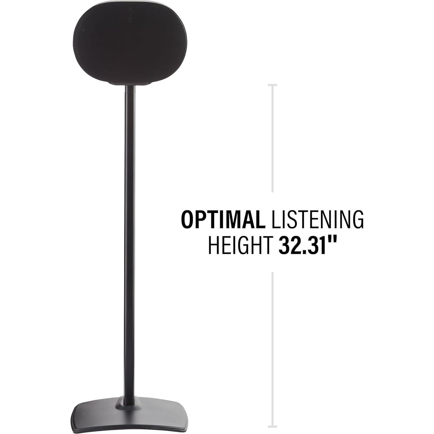 Soportes Inalámbricos Sanus para Altavoces Sonos ERA 300 - Par Negro