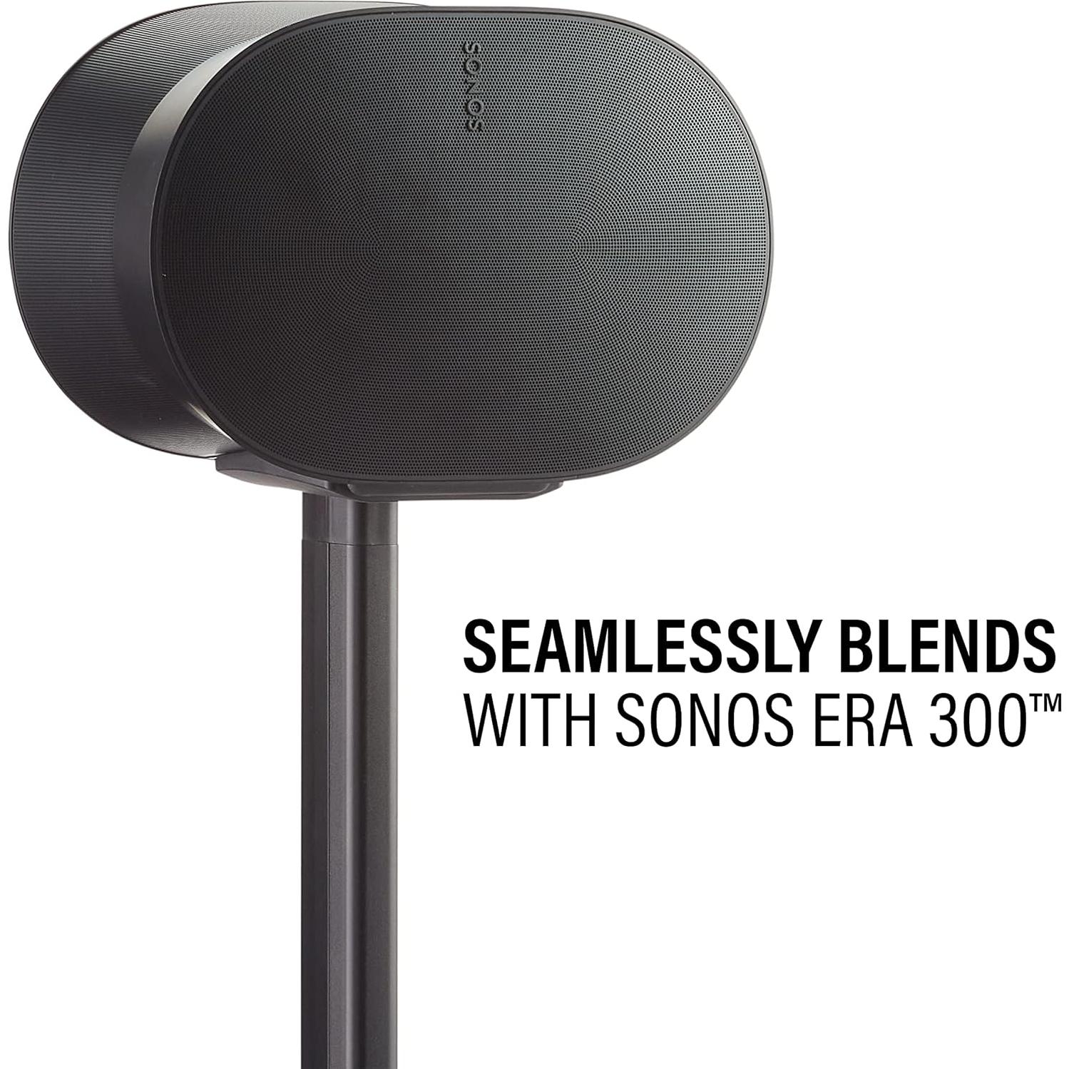 Soportes Inalámbricos Sanus para Altavoces Sonos ERA 300 - Par Negro