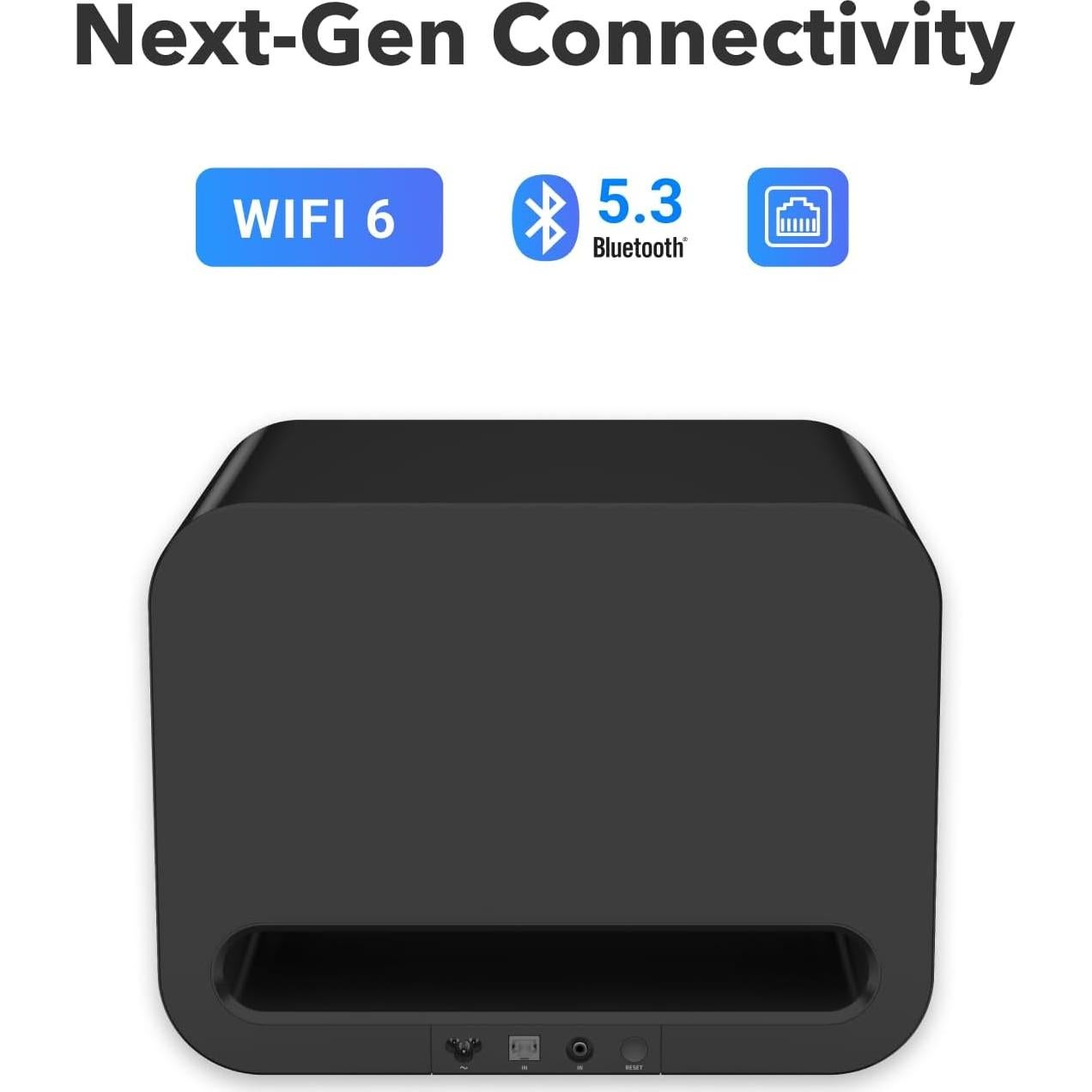 WiiM Sub Pro - Subwoofer Inalámbrico 8" 250W AI RoomFit Negro