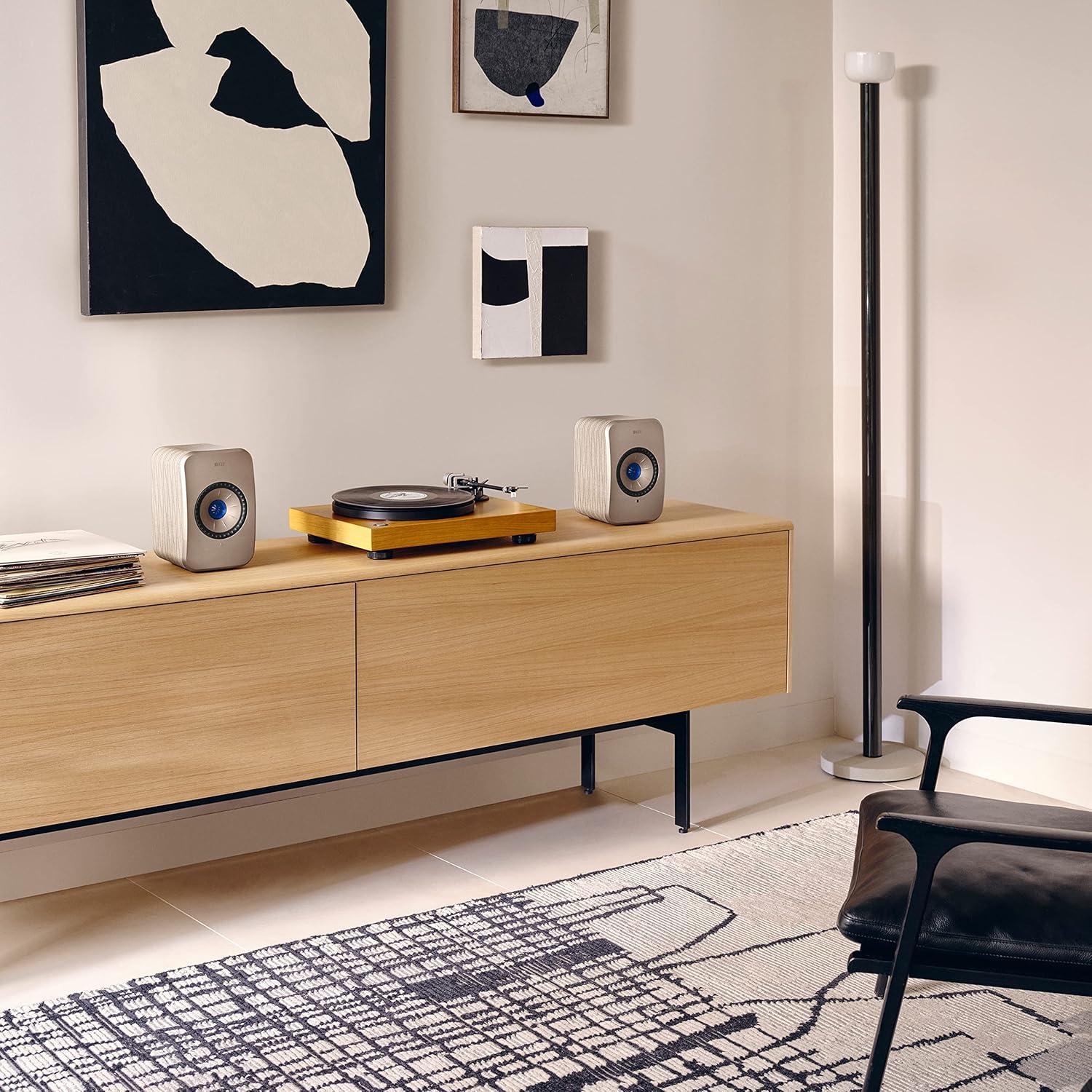 Sistema de Altavoces Inalámbricos KEF LSX II Beige Soundwave