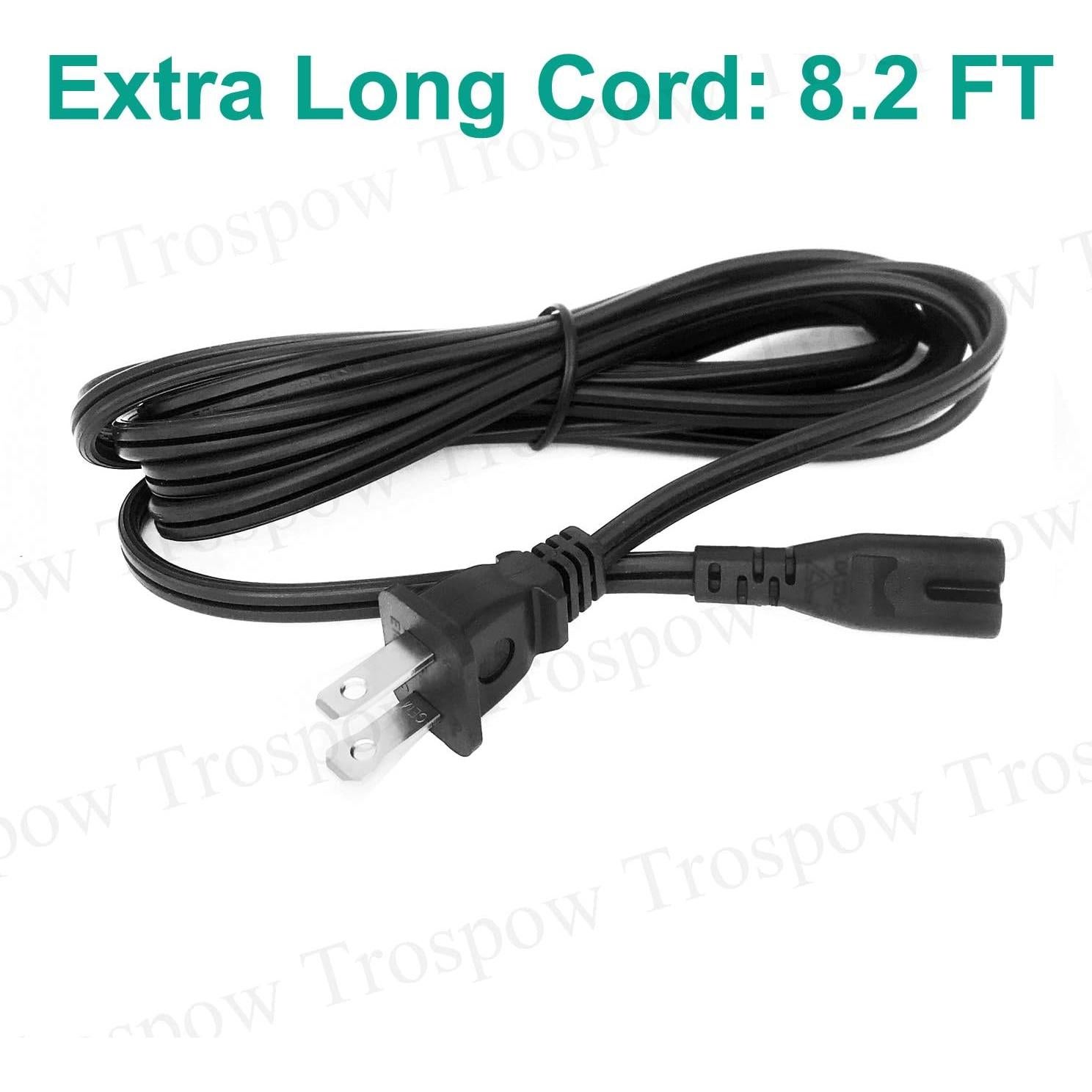 Cable de Alimentación 2 Clavijas 2.5m Trospow para Sonos