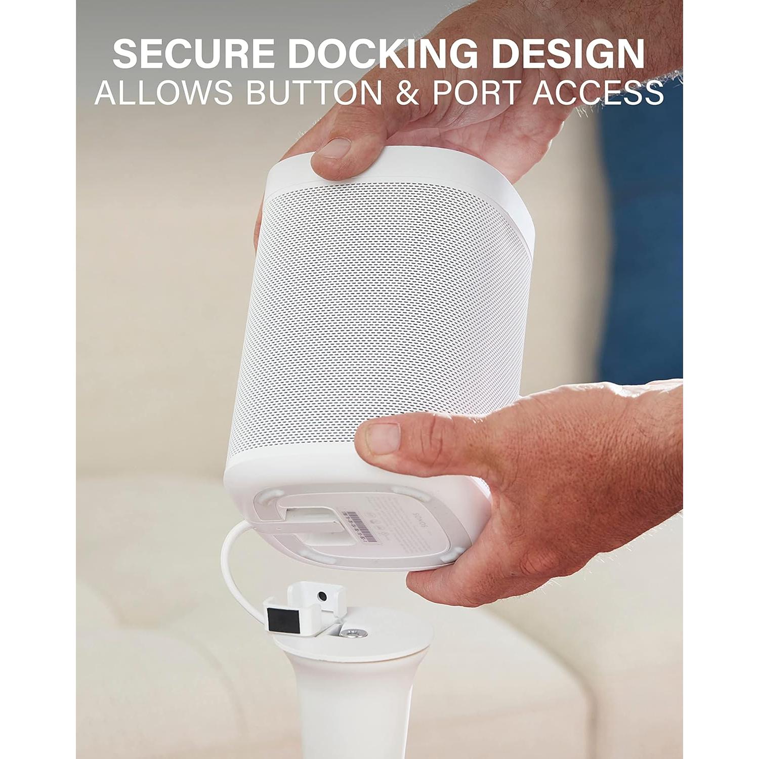 Soportes de altavoces Sanus OSS22 para Sonos One - Blanco