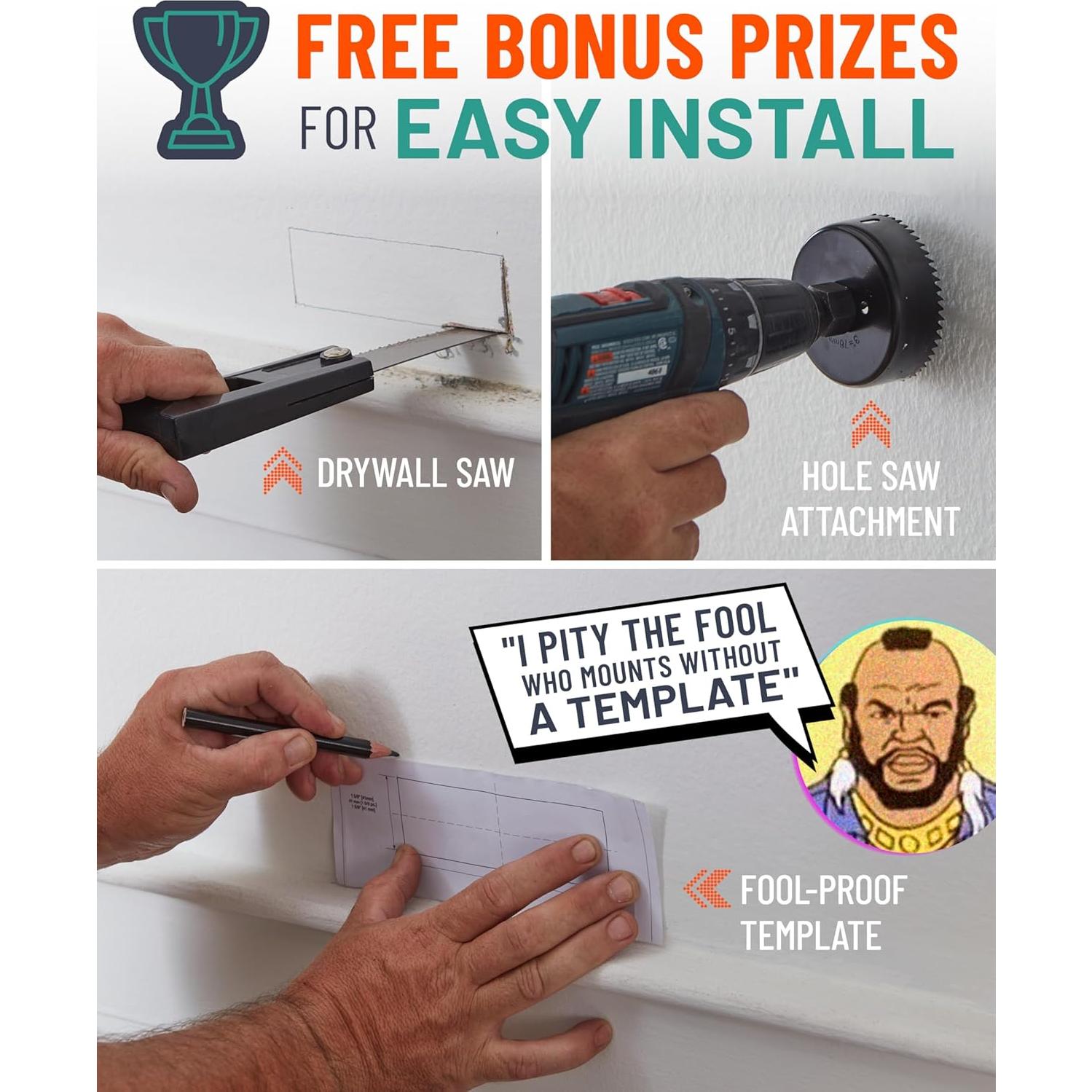 Kit de Gestión de Cables ECHOGEAR para TV y Barra de Sonido