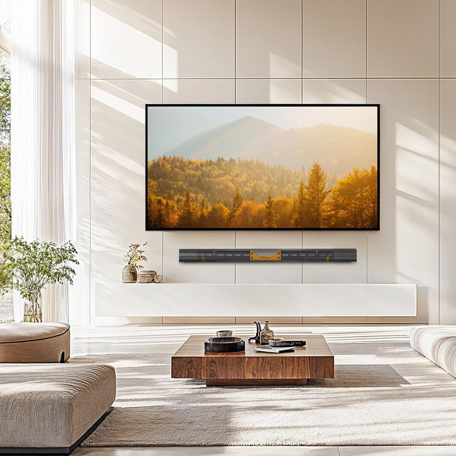 Soporte de Barra de Sonido Perlegear PGSM04B Ajustable 6.8 kg