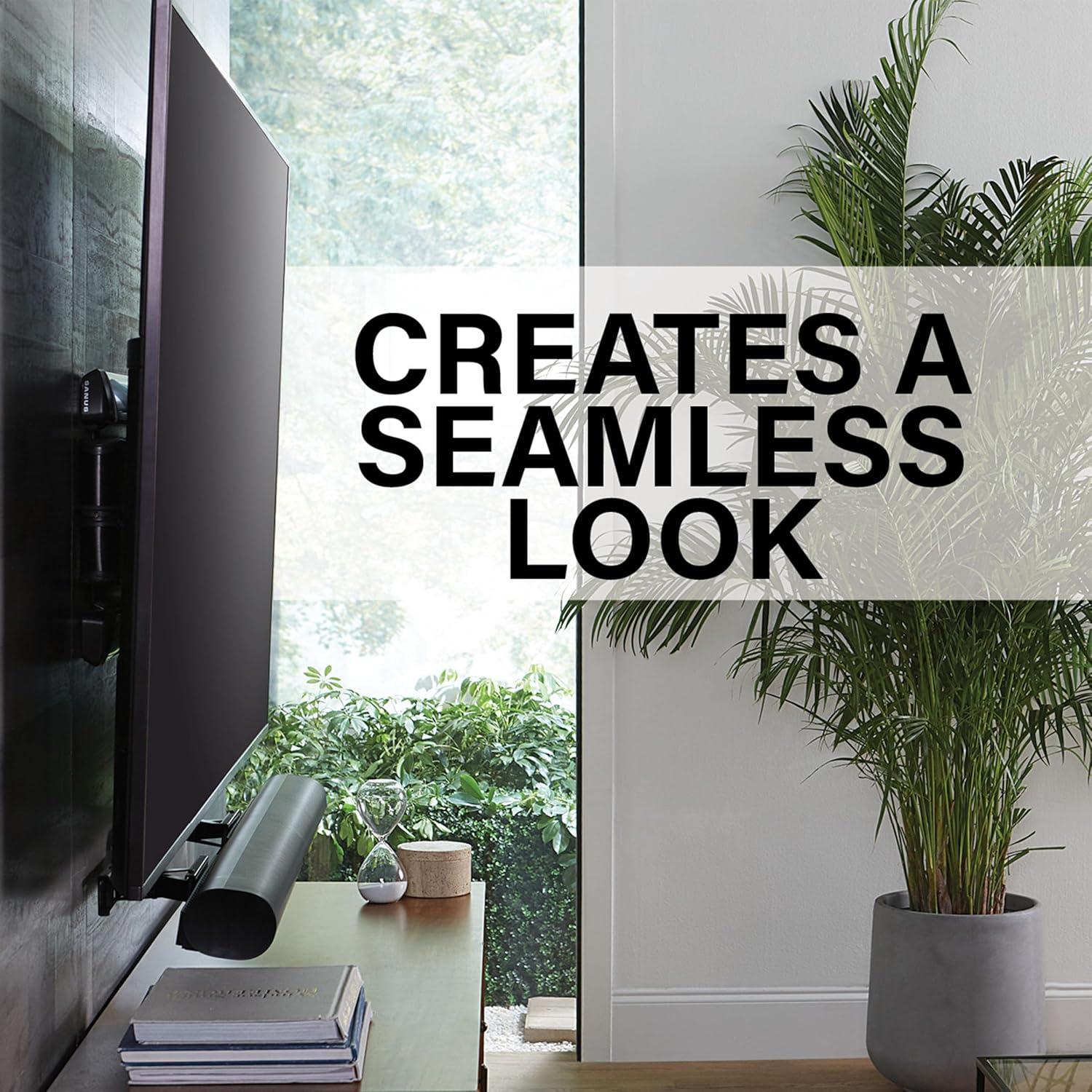 BUNDLE SANUS Soporte Pared TV 90" Inclinación + Barra Sonido