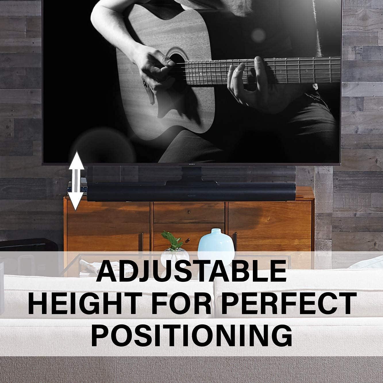 BUNDLE SANUS Soporte Pared TV 90" Inclinación + Barra Sonido