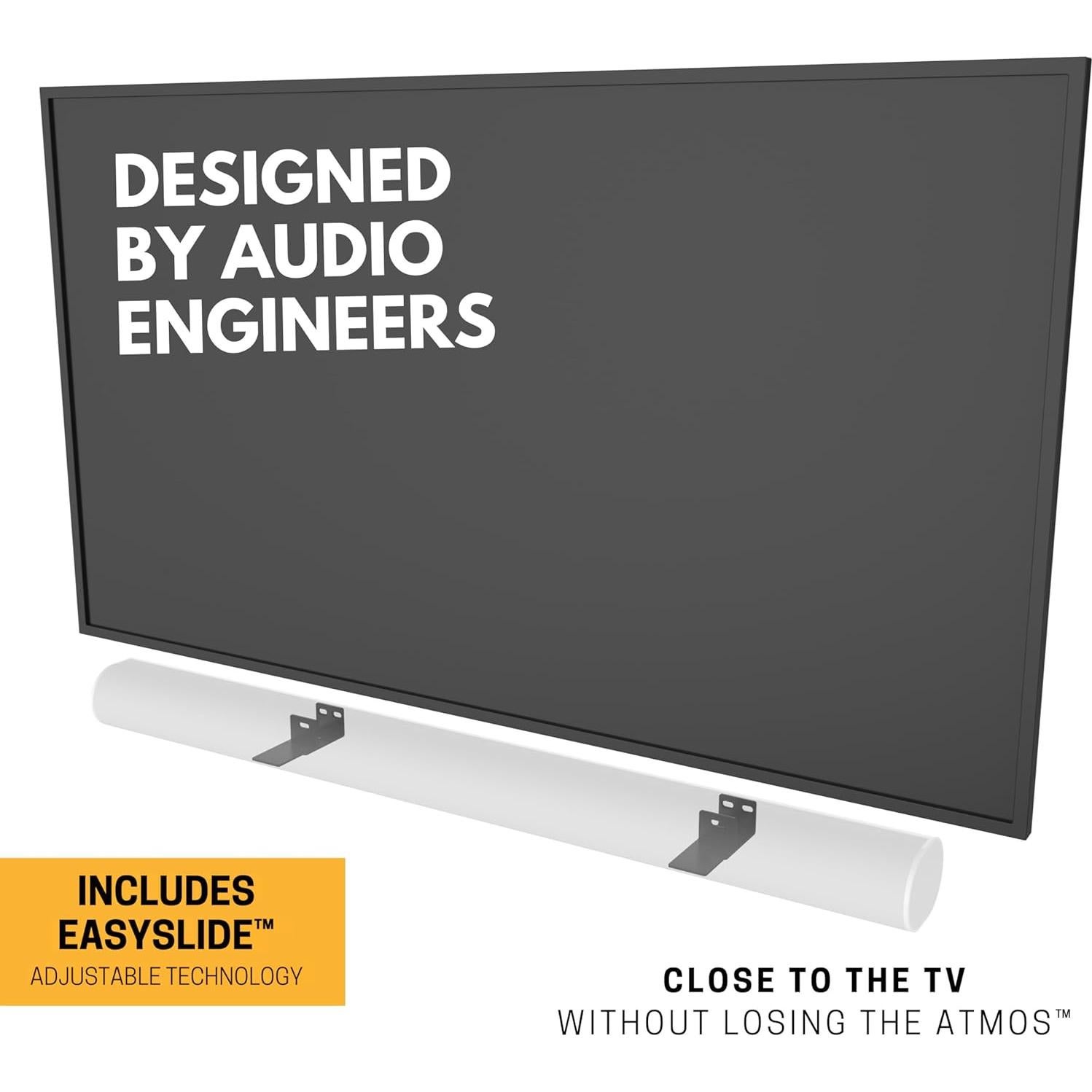 Soporte de Pared Soundbass Arc Negro Ajustable para Sonos Arc